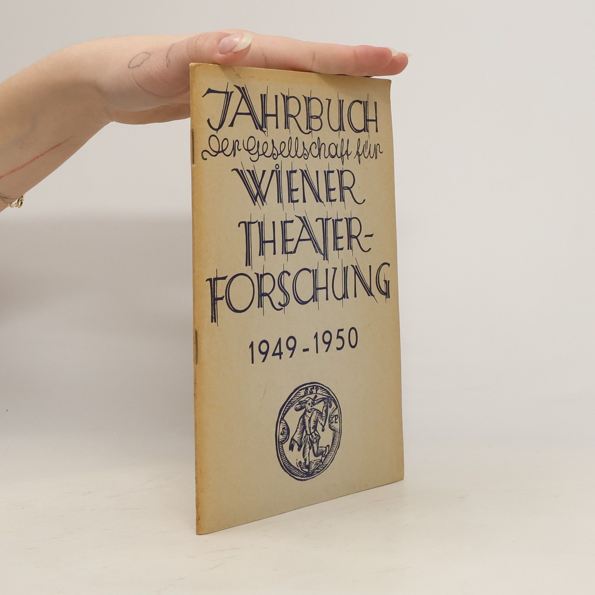 kolektiv Jahrbuch der Gesellschaft für Wiener Theaterforschung 1949-1950