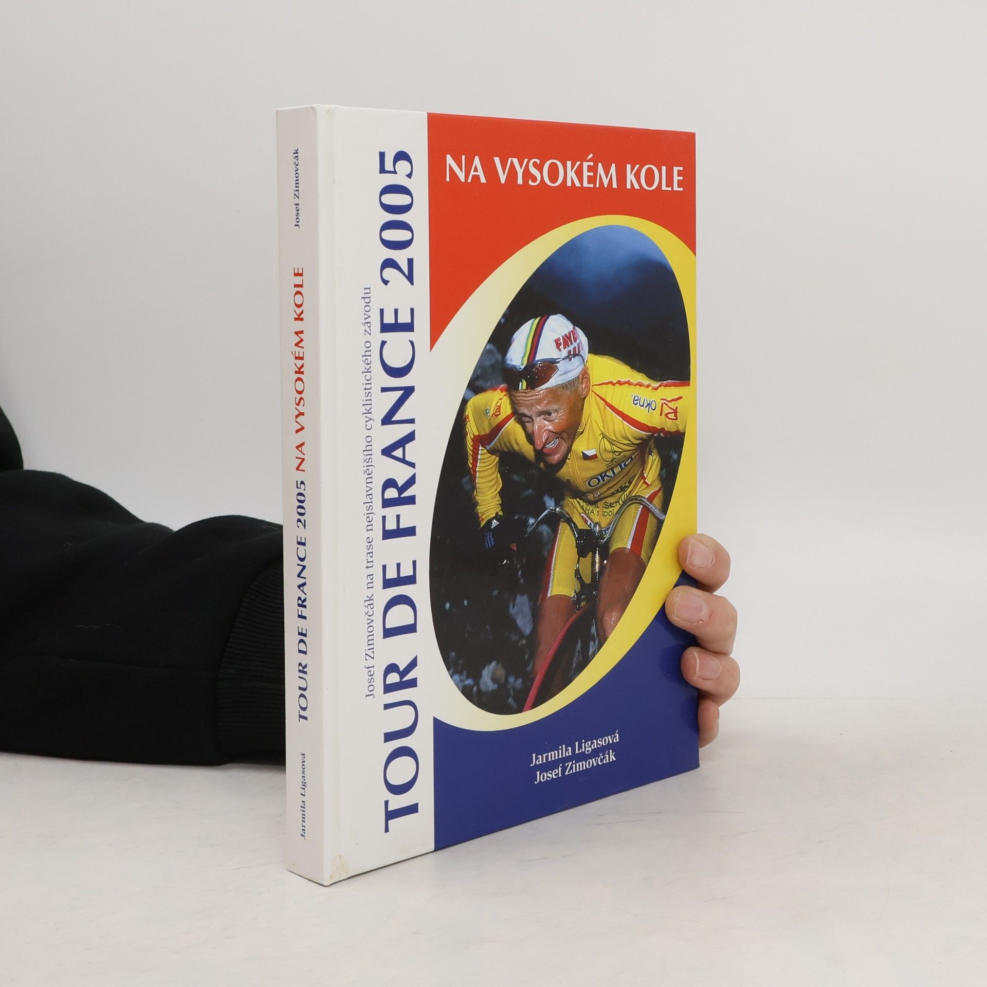 Jarmila Ligasová Tour de France 2005 na vysokém kole. Josef Zimovčák na trase slavného závodu