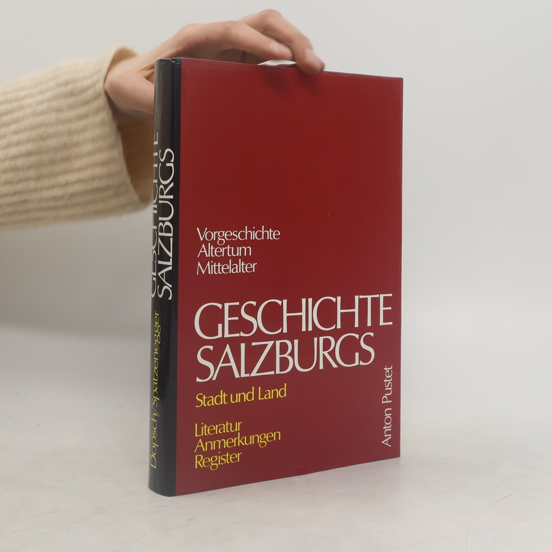 Geschichte Salzburgs. Stadt und Land. Band I: Vorgeschichte - Altertum - Mittelalter