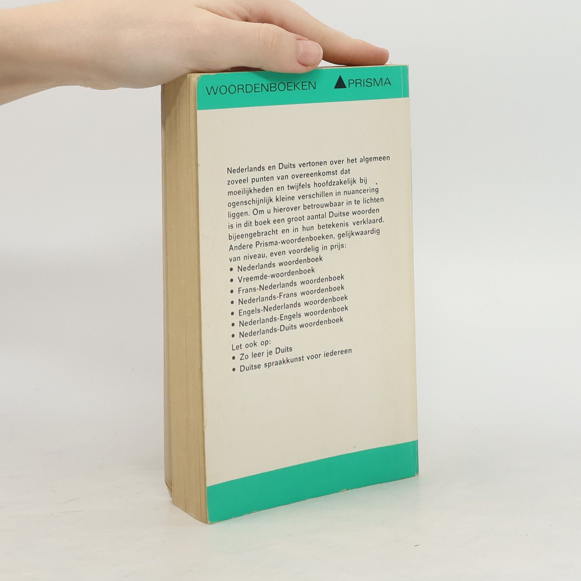 J. A. H. van Gemert Duits-Nederlands woodrenboek