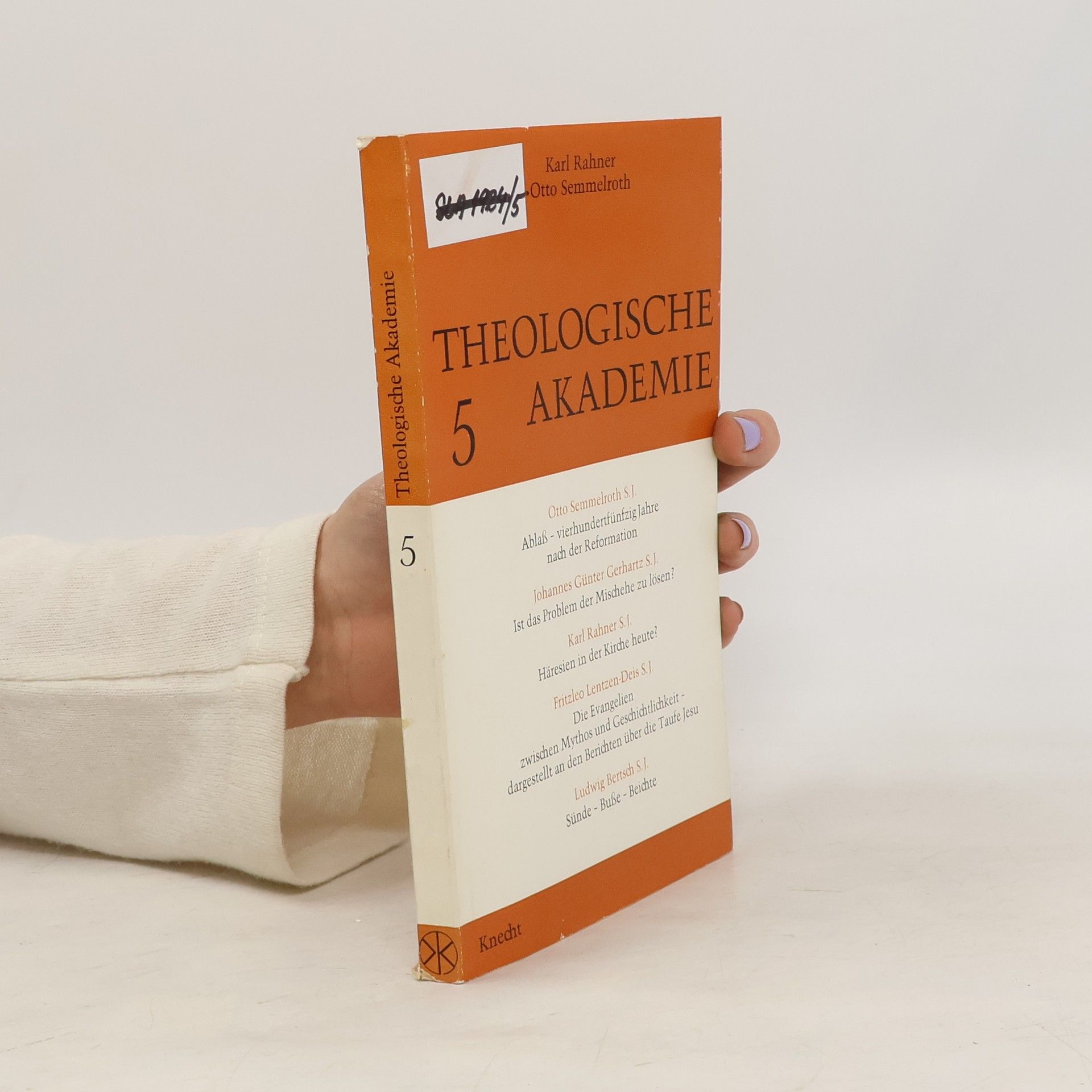 Karl Rahner Theologische Akademie 5
