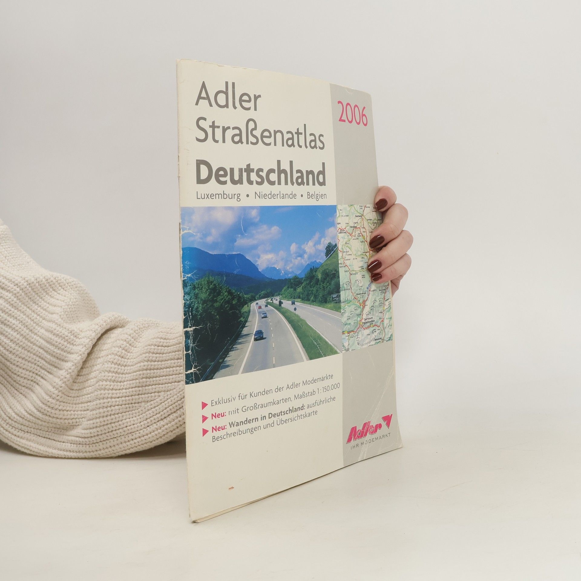 Autorenkollektiv Adler Straßenatlas 2006 Deutschland. Luxemburg. Niederlande. Belgien