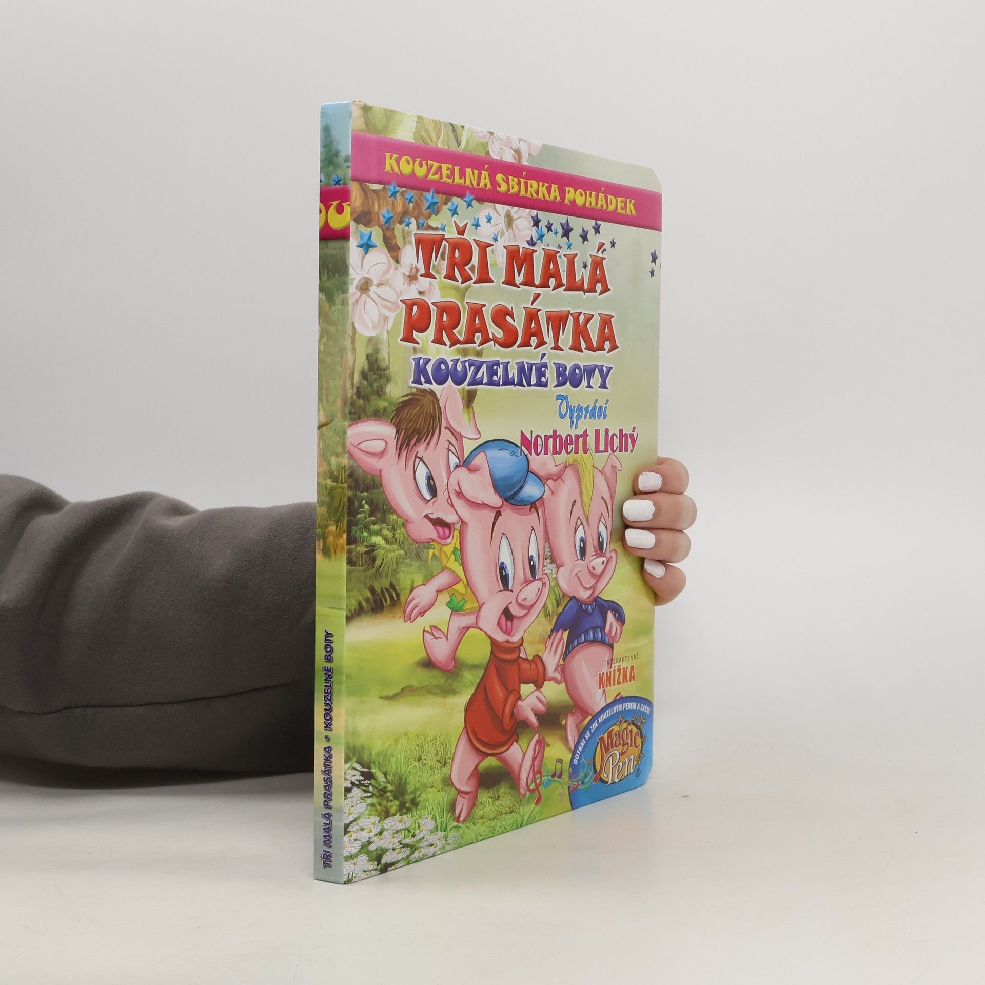 Kolektiv autorů Tři malá prasátka, Kouzelné boty - interaktivní knížka