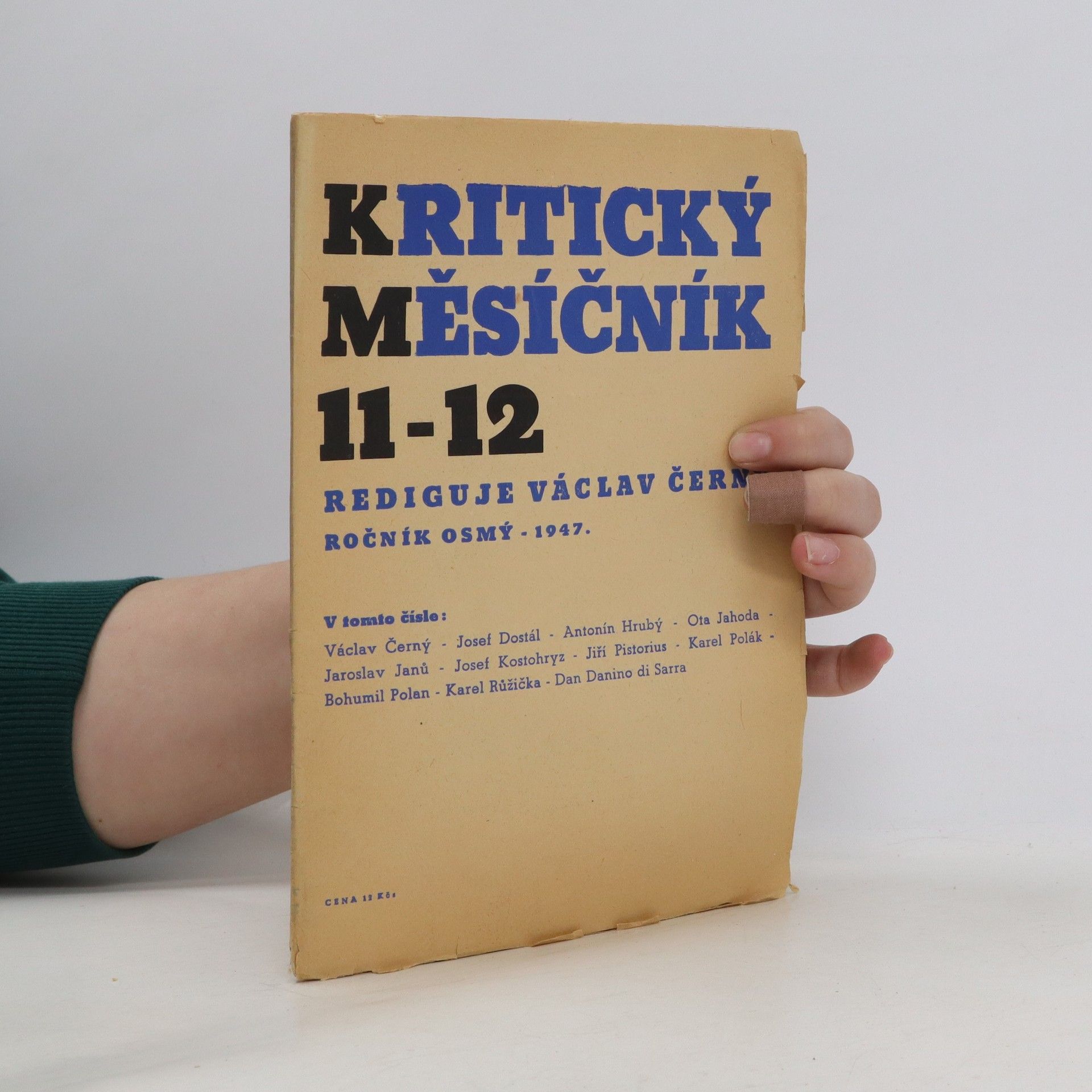 Collectif d'auteurs Kritický měsíčník 11-12