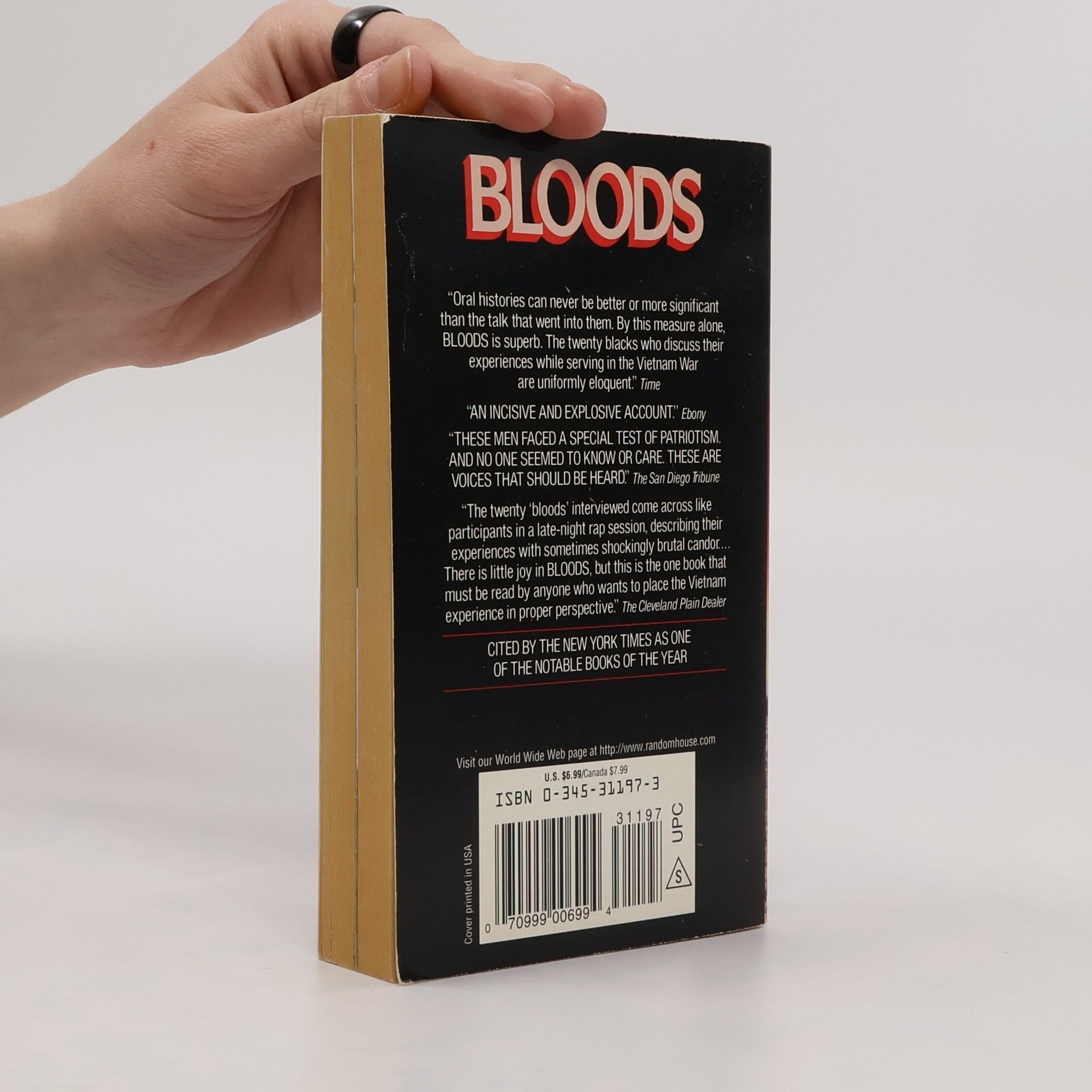 Thorne Lay Bloods: Black Veterans of the Vietnam War: An Oral History