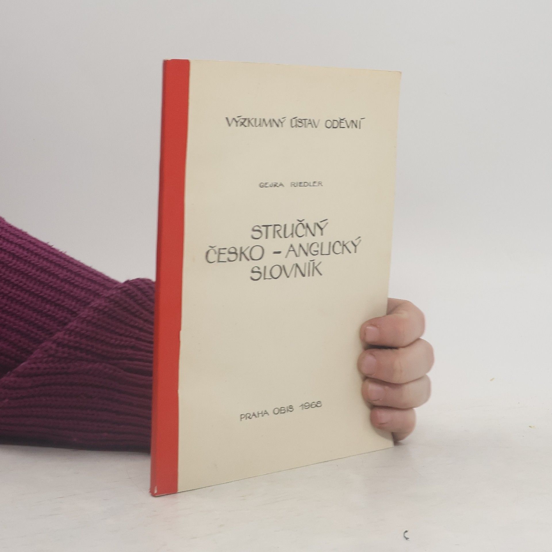 Gejza Riedler Stručný česko-anglický slovník