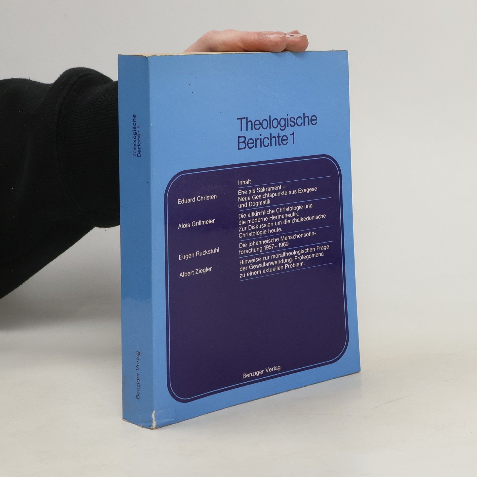 Eduard Christen Theologische Berichte 1
