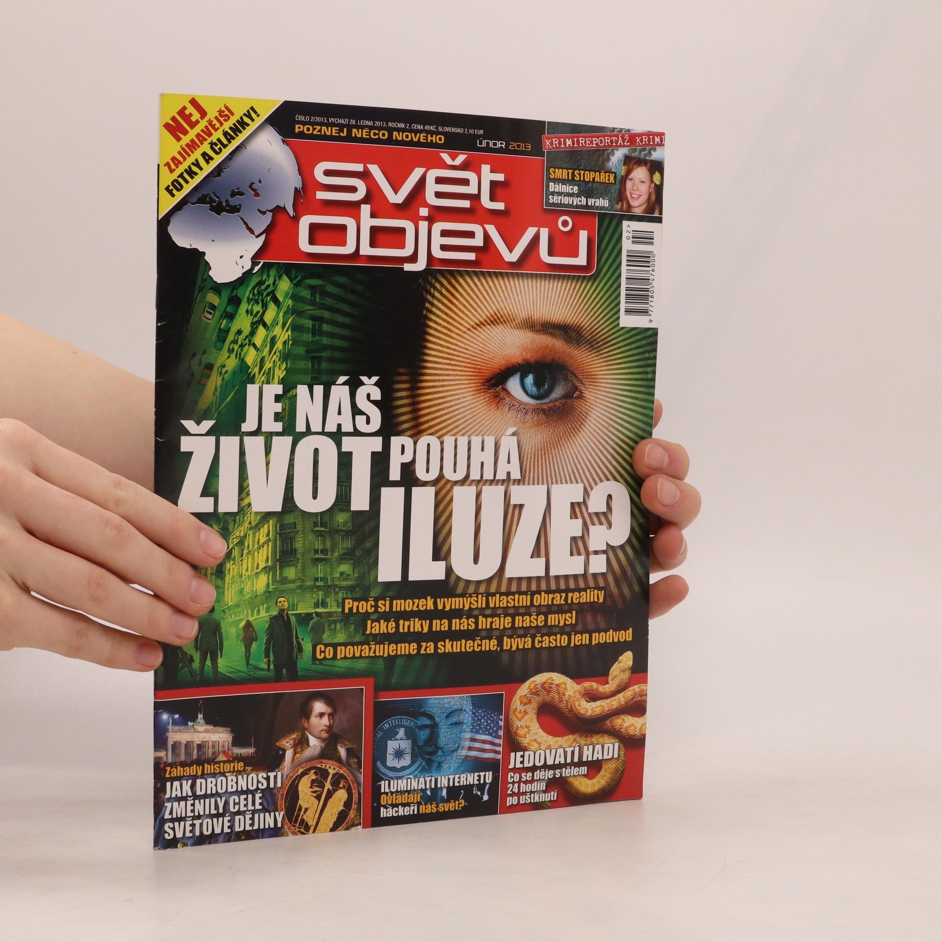 Collectif d'auteurs Svět objevů 2/2013. Je náš život pouhá iluze?