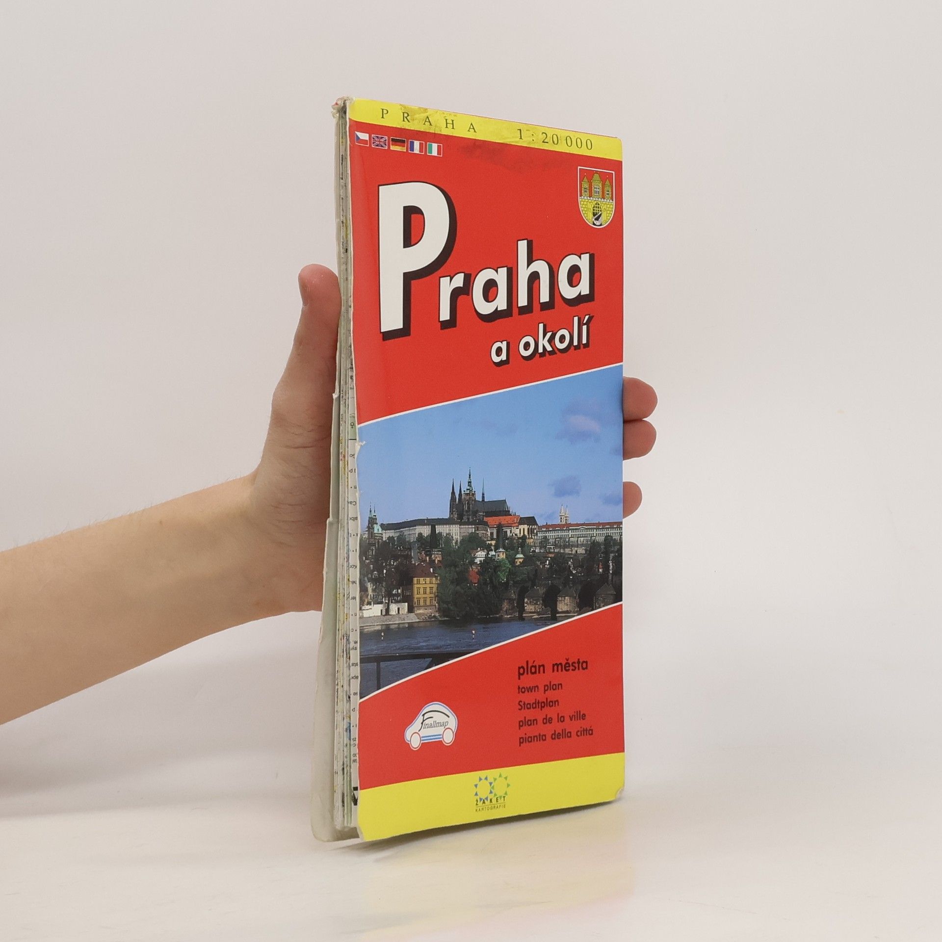Collectif d'auteurs Praha a okolí plán města 1:20 000