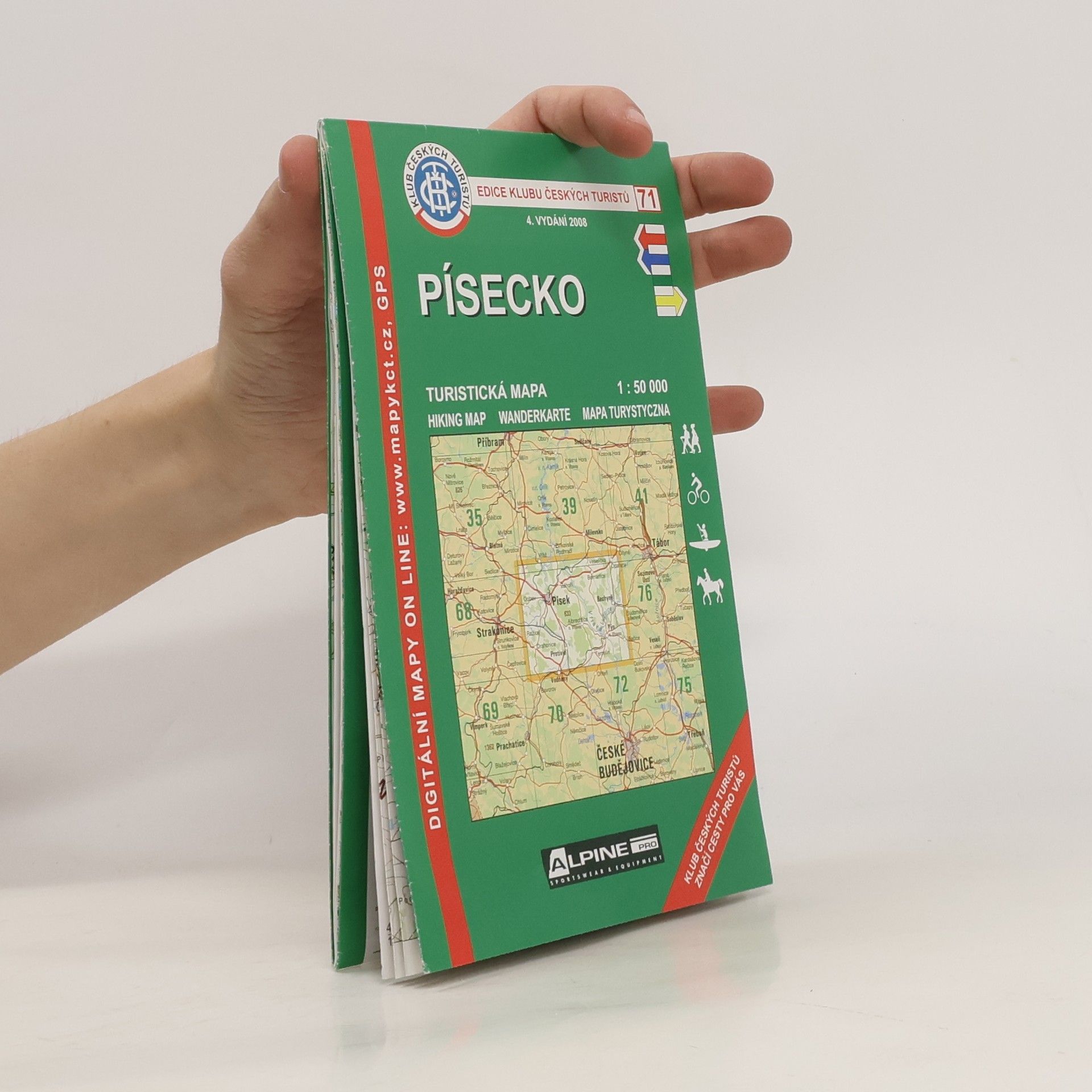 Autores varios Písecko turistická mapa 1:50 000