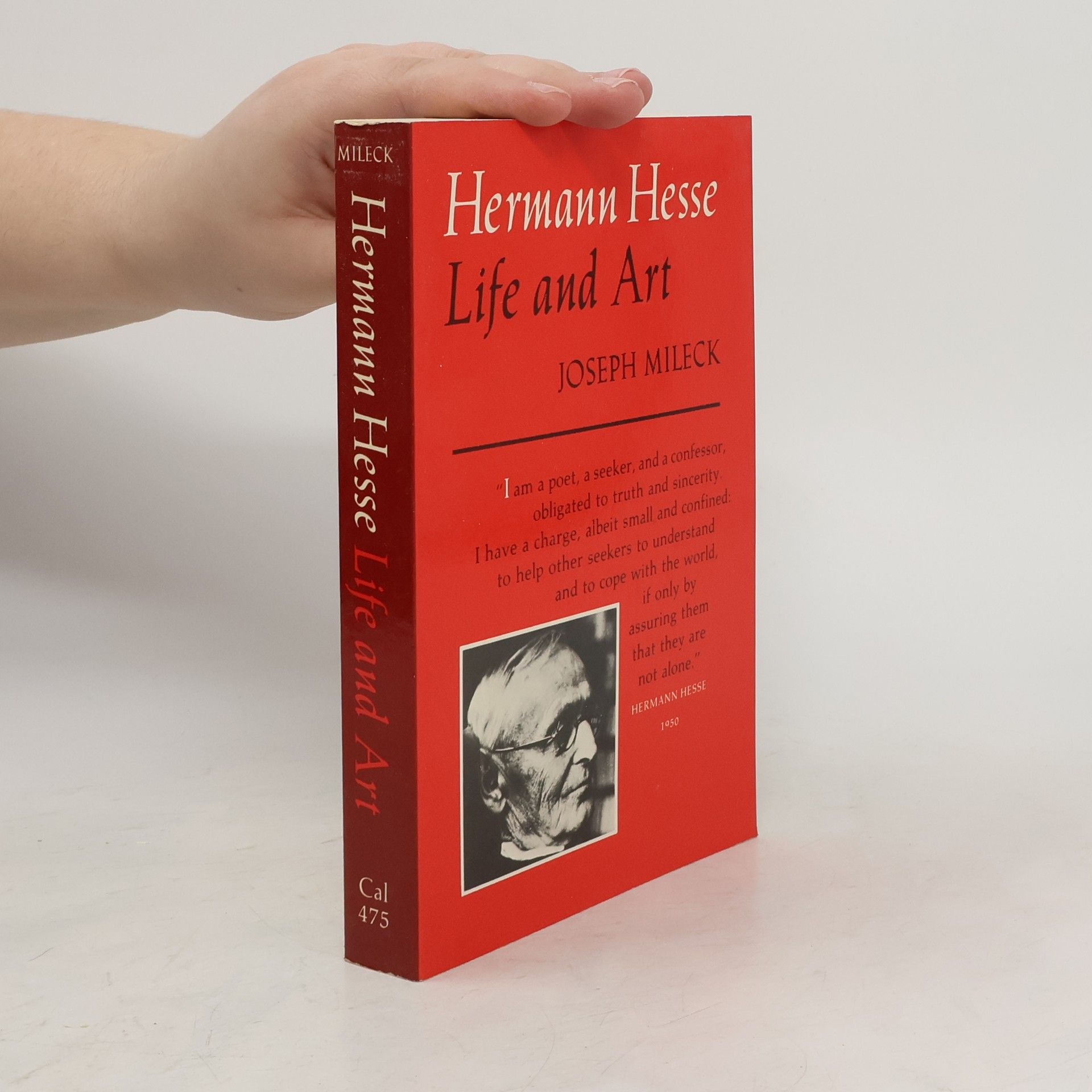 Joseph Mileck Hermann Hesse: Life and Art