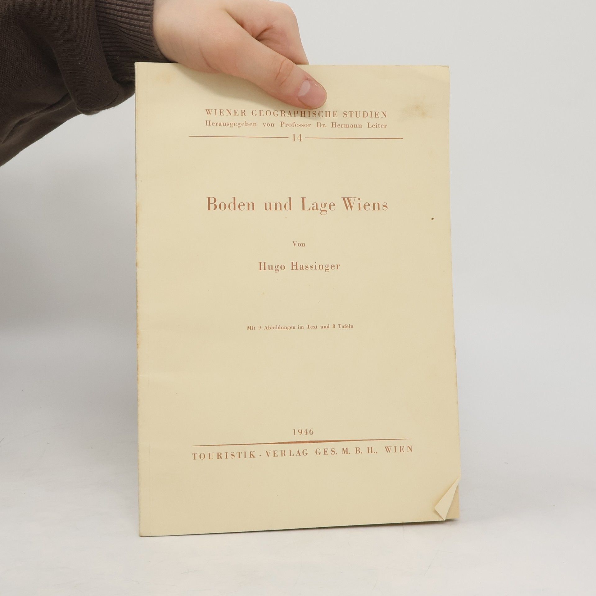 Hugo Hassinger Boden und Lage Wiens