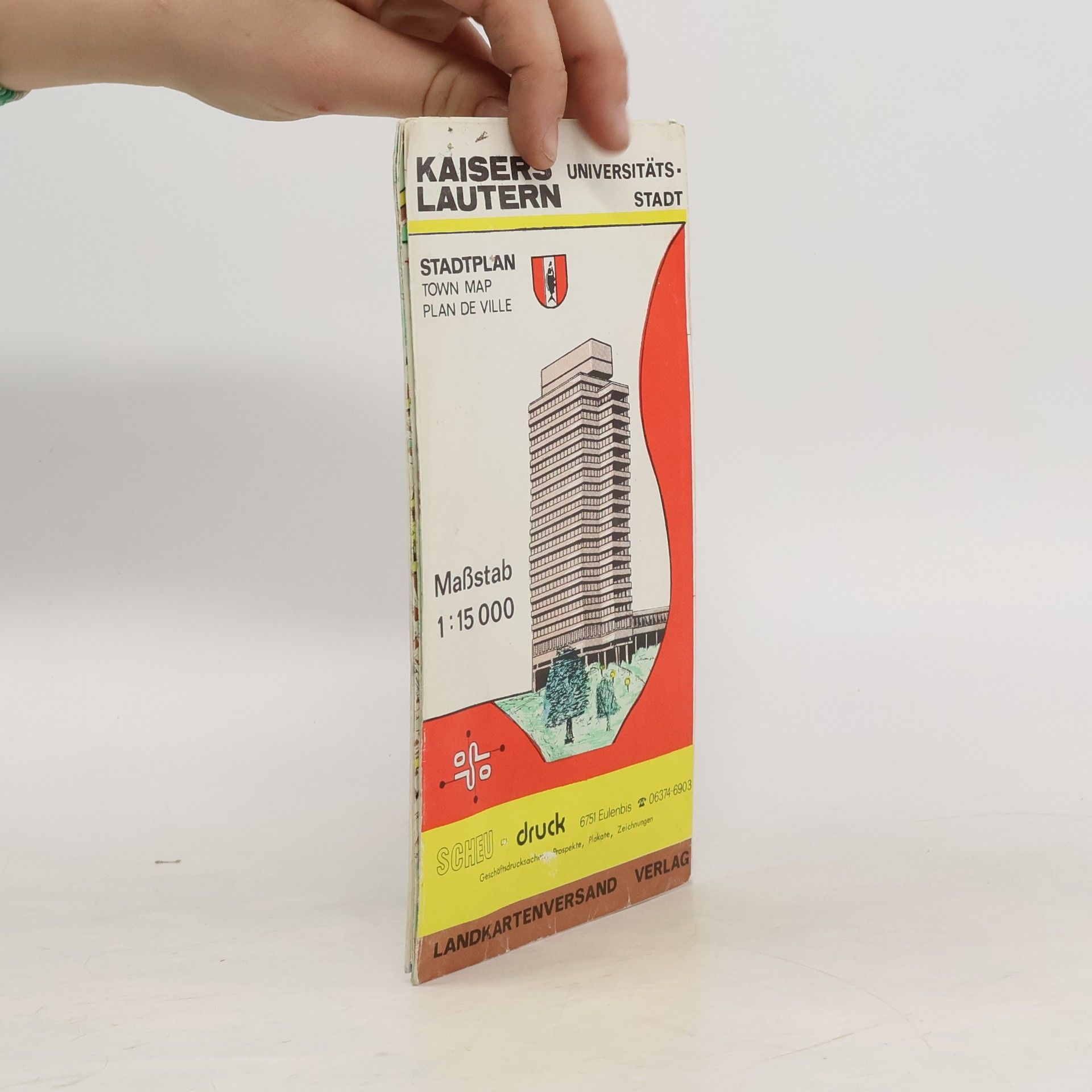 AA.VV. Kaisers lautern. Massstab 1:15 000