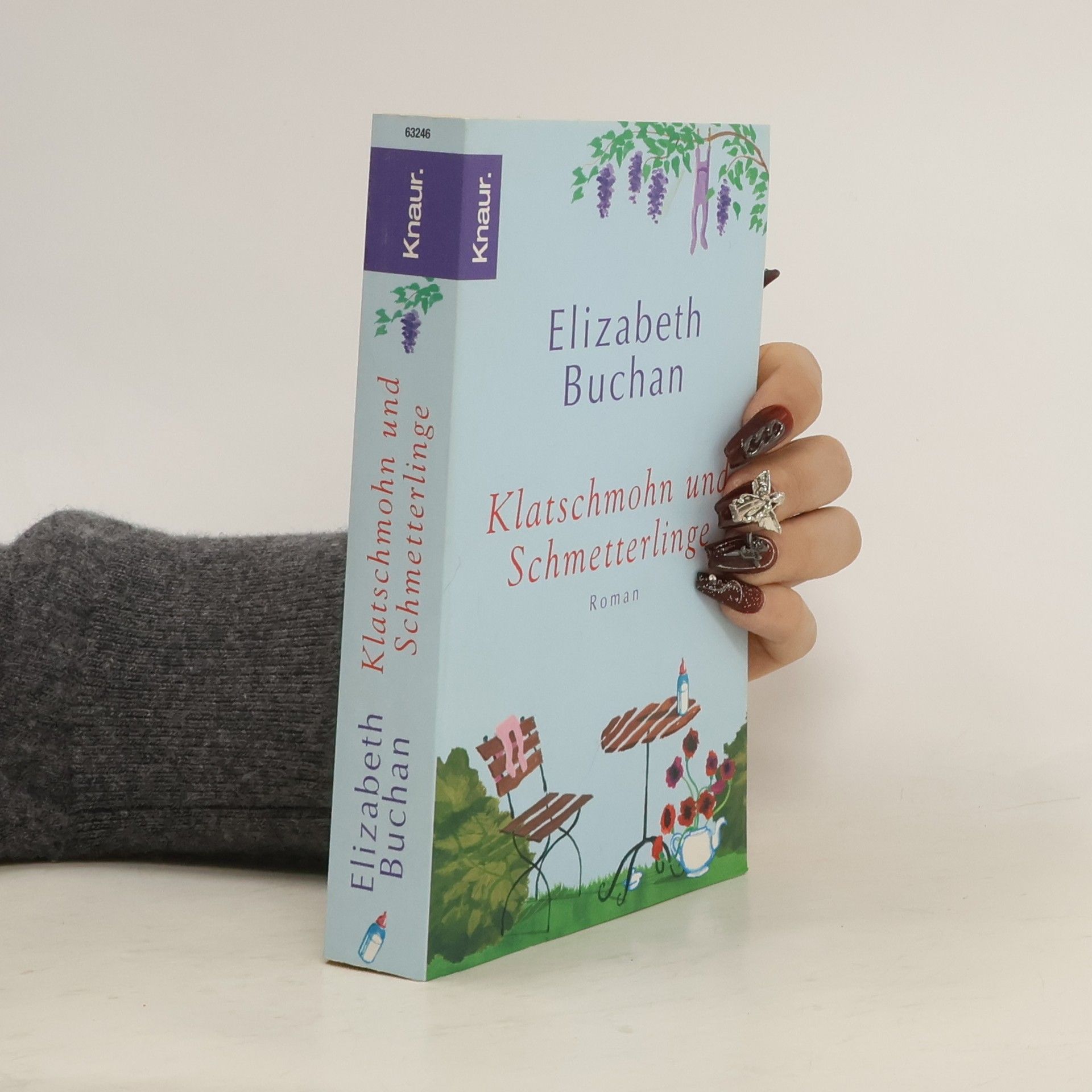 Elizabeth Buchan Klatschmohn und Schmetterlinge
