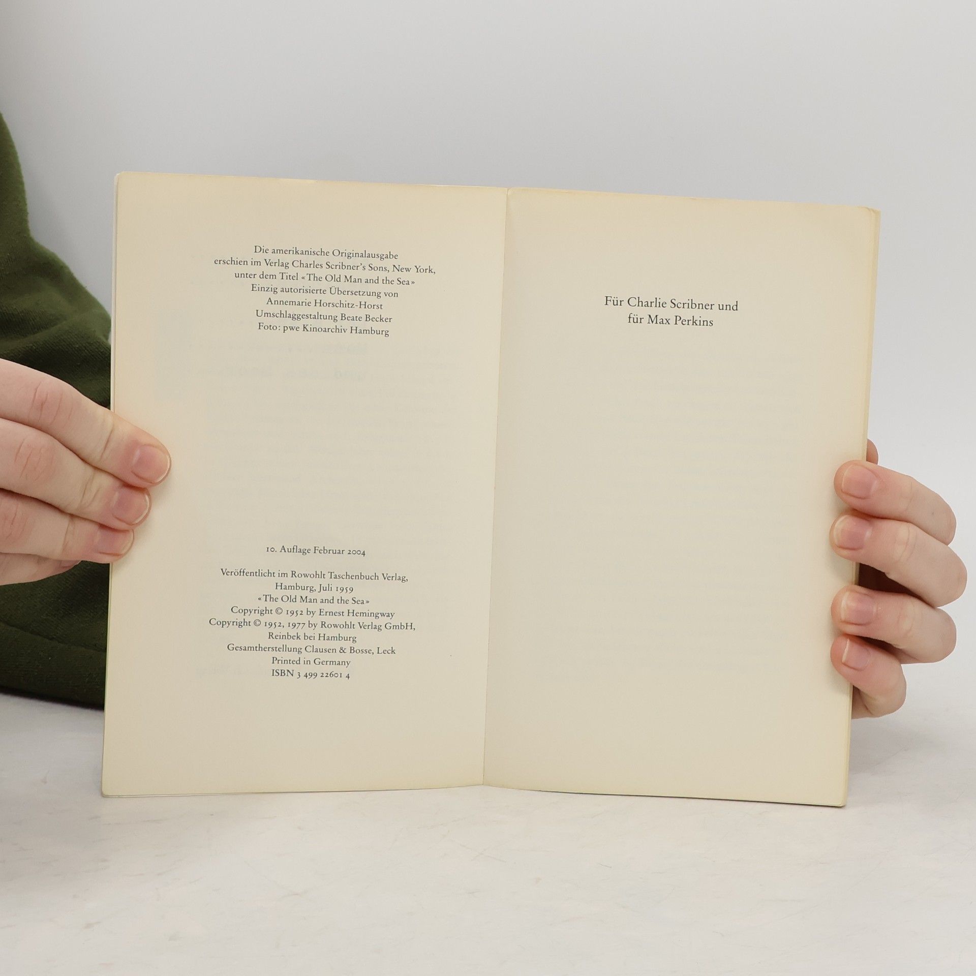 Ernest Hemingway Der alte Mann und das Meer