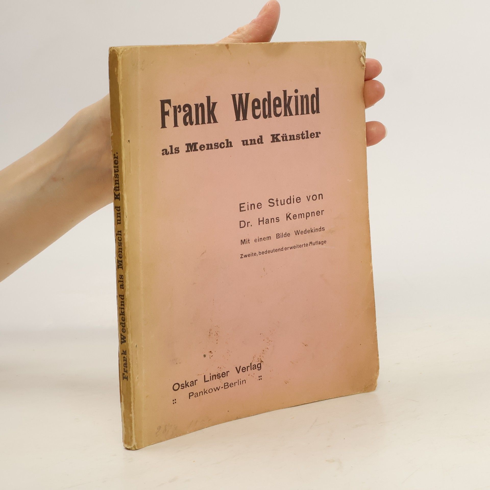 Hans Kempner Frank Wedekind als Mensch und Künstler