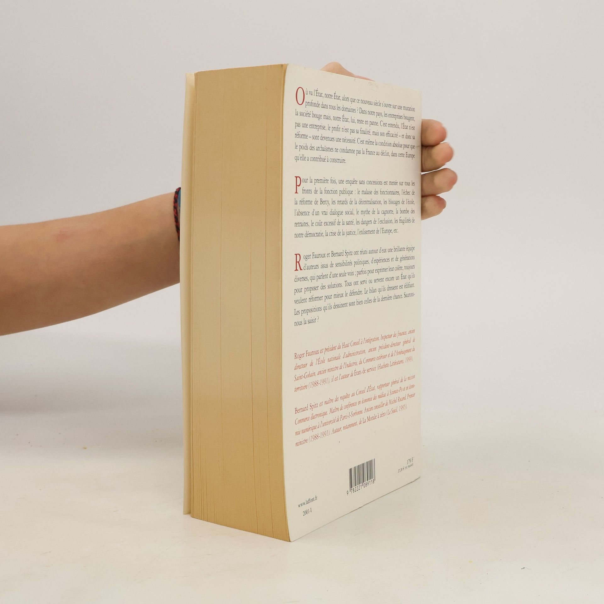 Fauroux Roger Notre Etat - Le livre vérité de la Fonction Publique