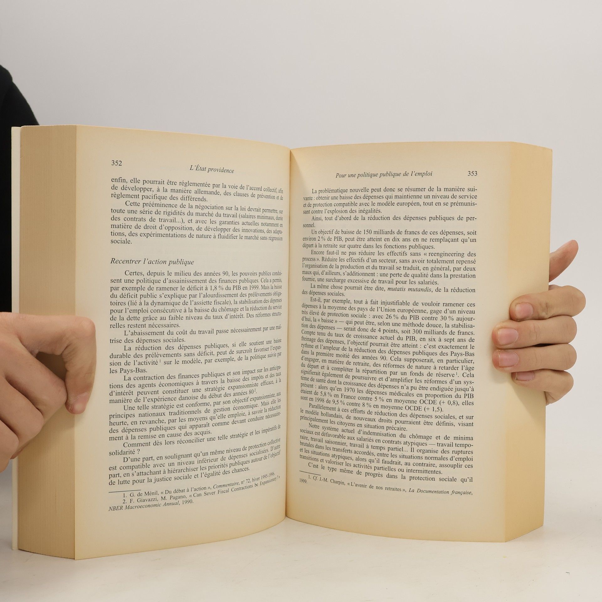 Fauroux Roger Notre Etat - Le livre vérité de la Fonction Publique