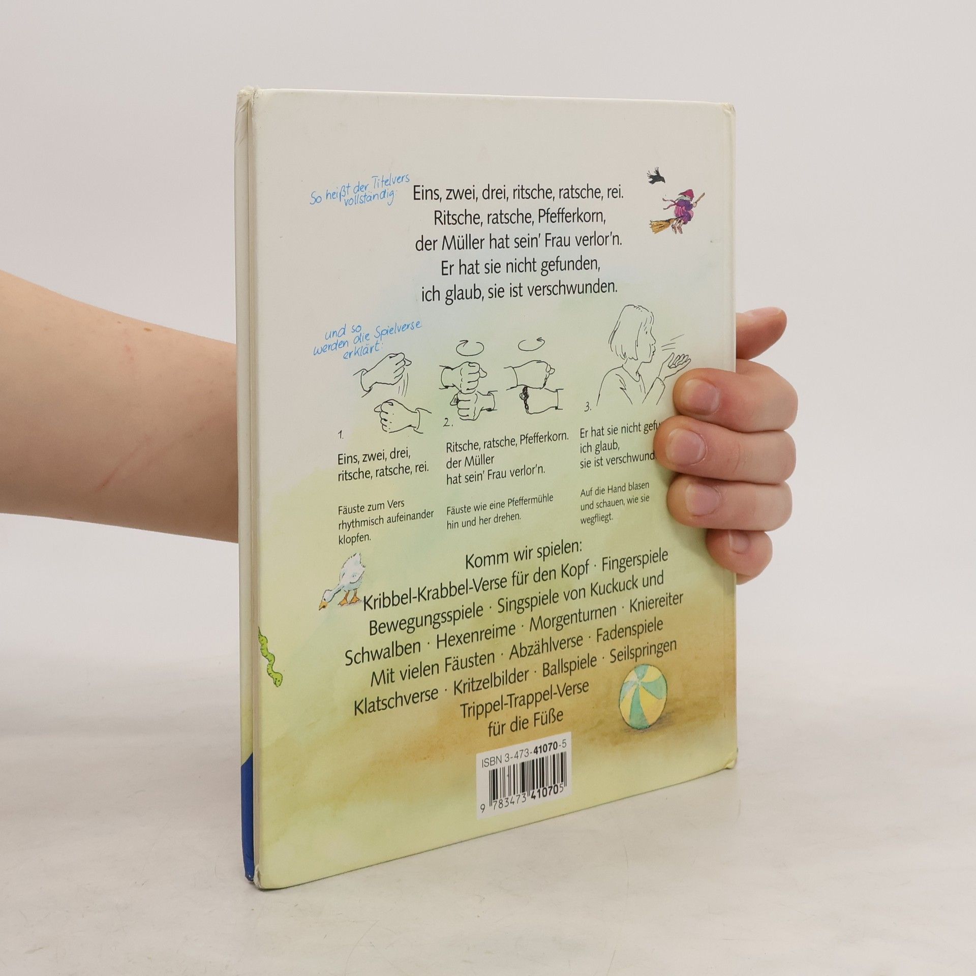 Eins, zwei, drei - ritsche ratsche rei