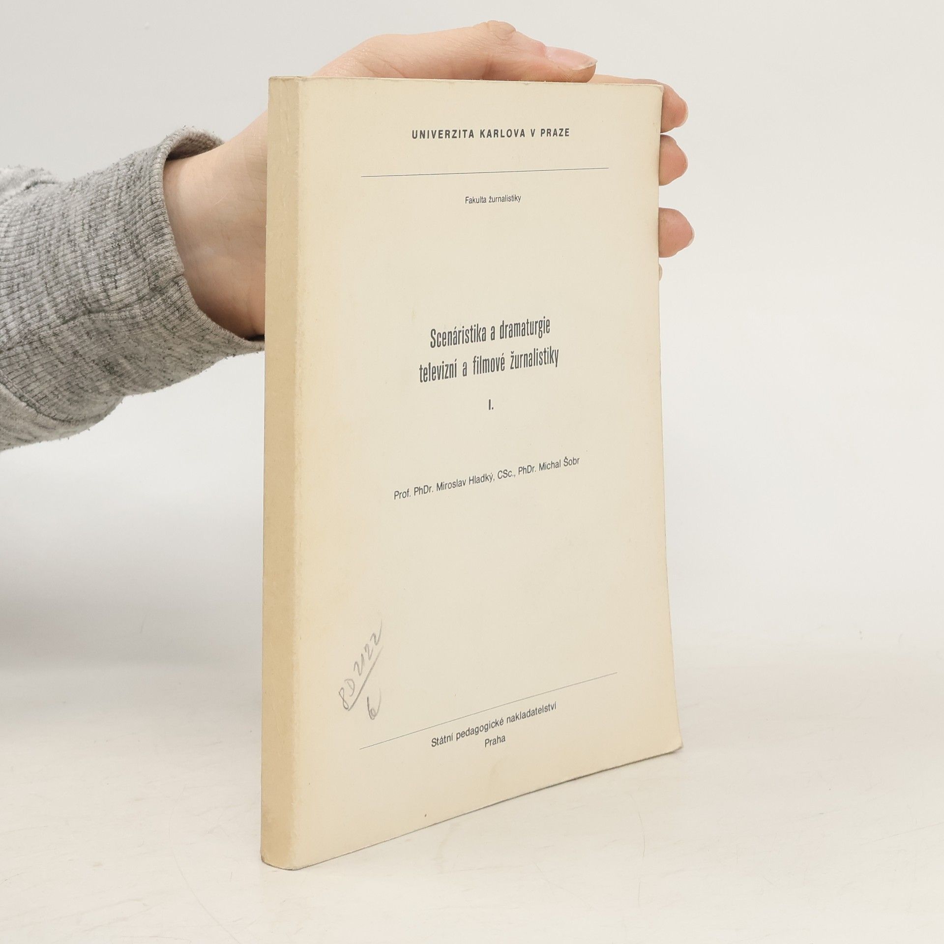 AA.VV. Scenáristika a dramaturgie televizní a filmové žurnalistiky. I.