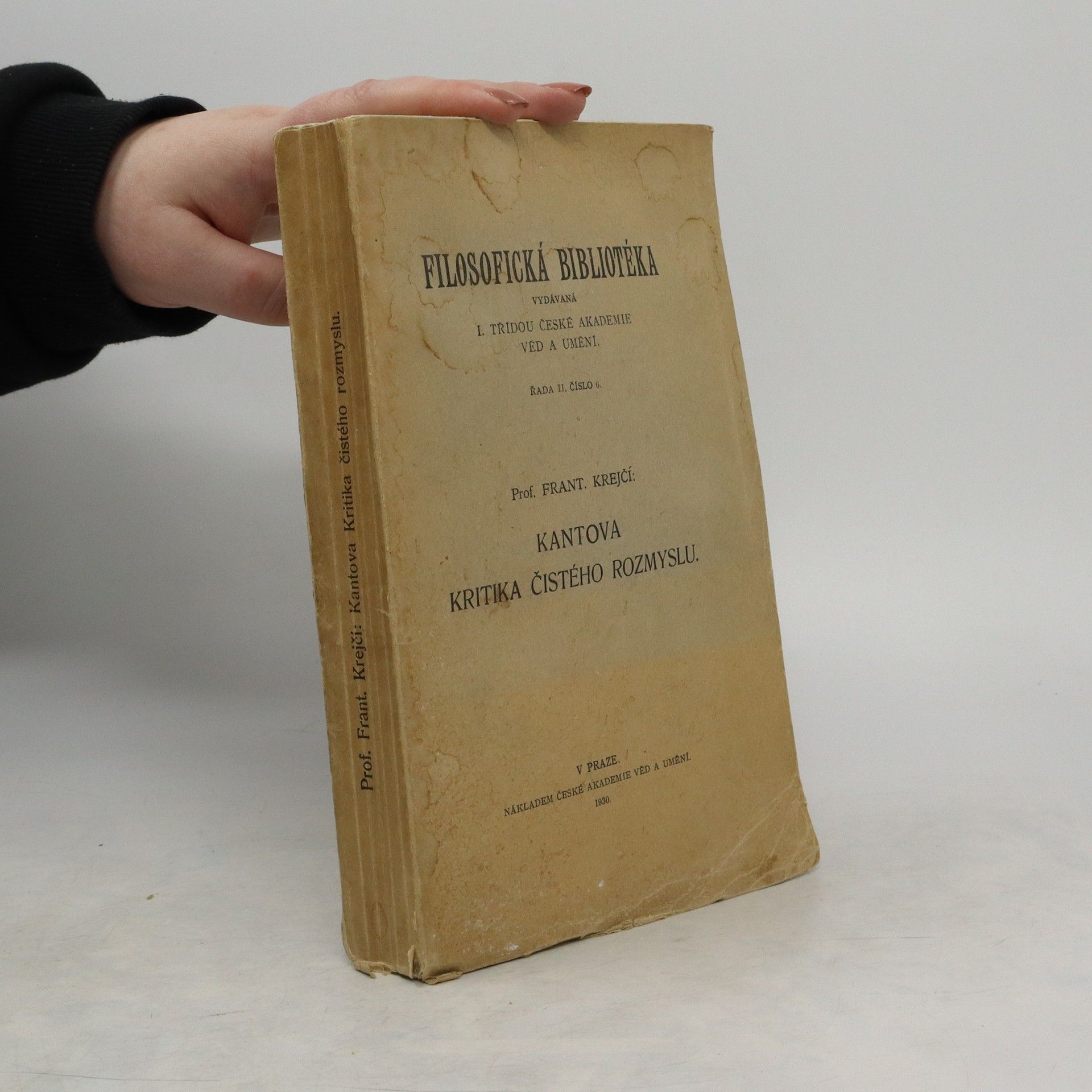 Prof. Frant. Krejčí Filosofická bibliotéka