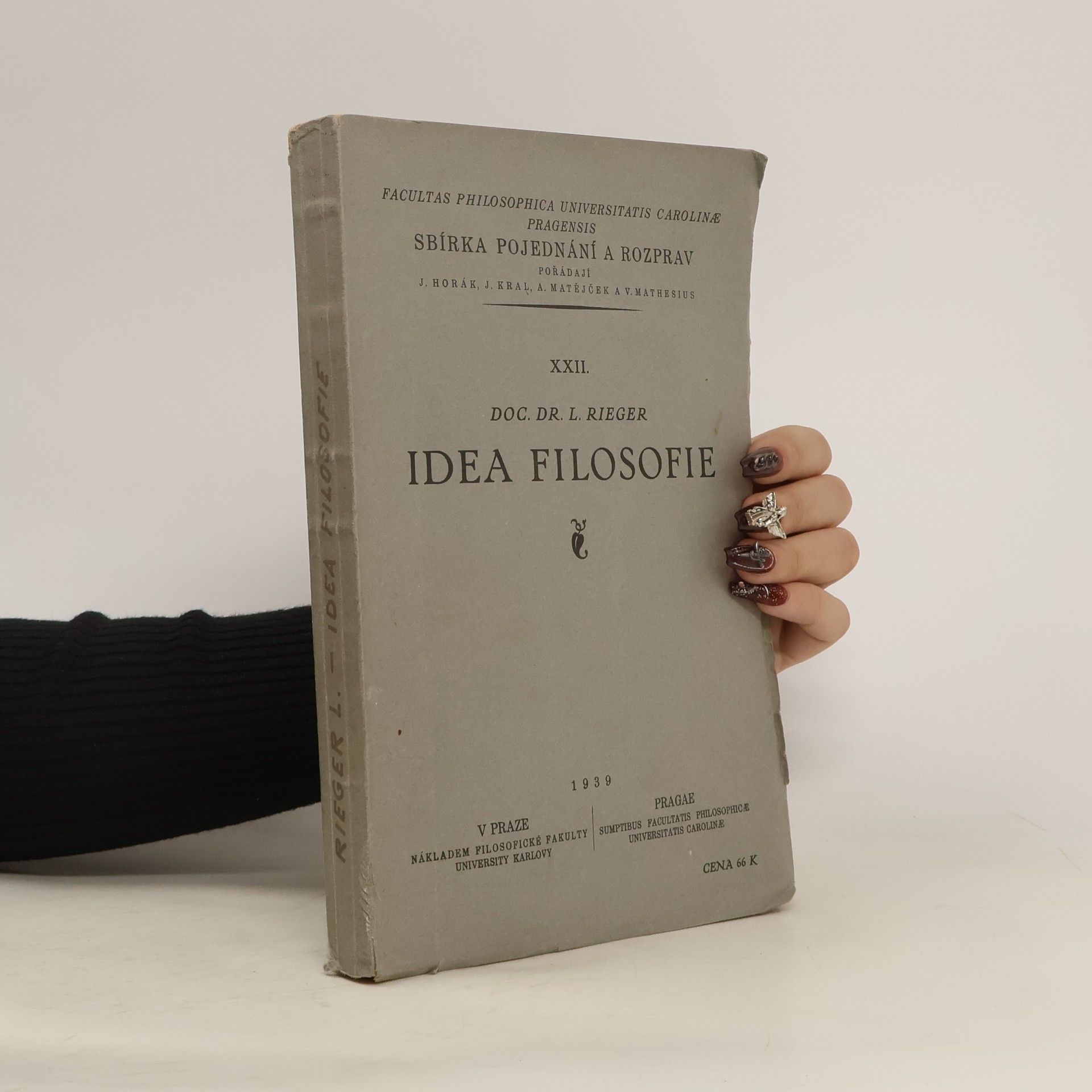 Wilhelm L. Rieger Idea filosofie