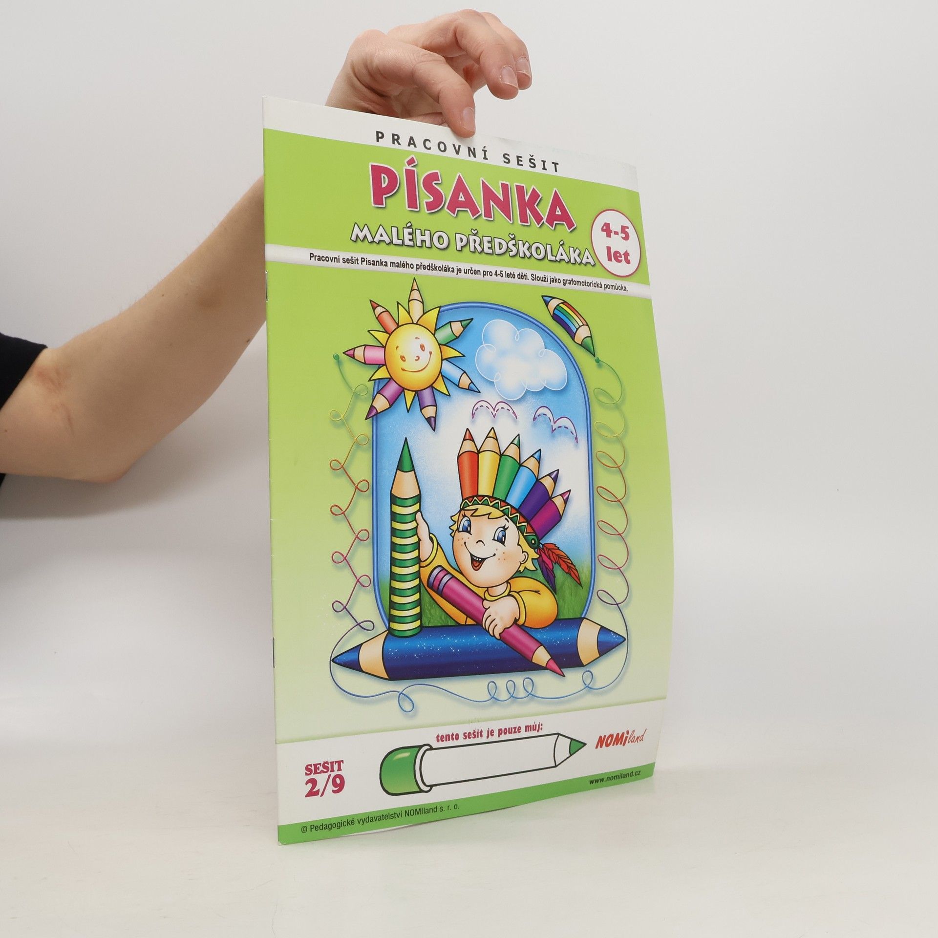 Autorenkollektiv Písanka malého předškoláka. Pracovní sešit 2/9