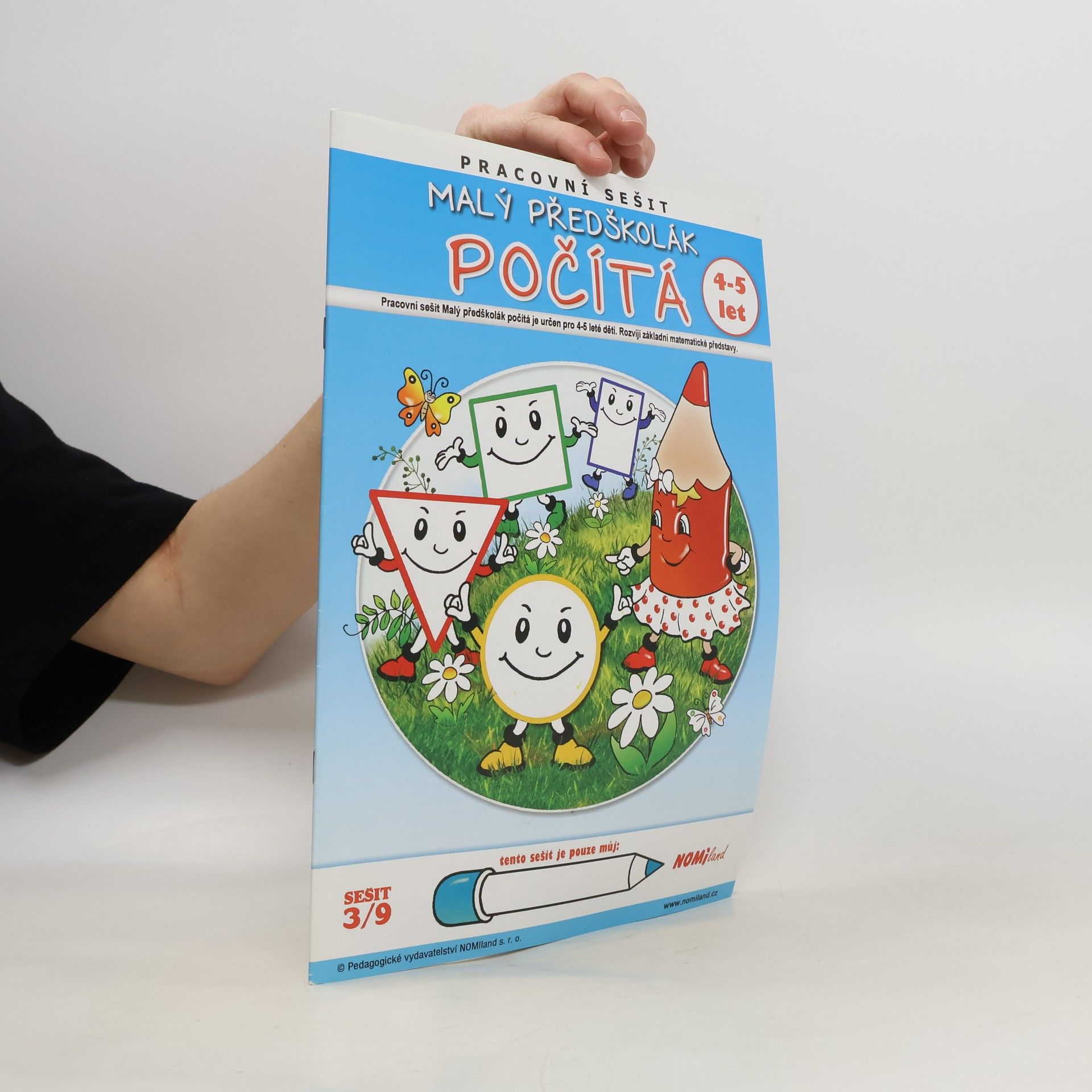 Collectif d'auteurs Pracovní sešit Malý předškolák počítá, 4-5 let