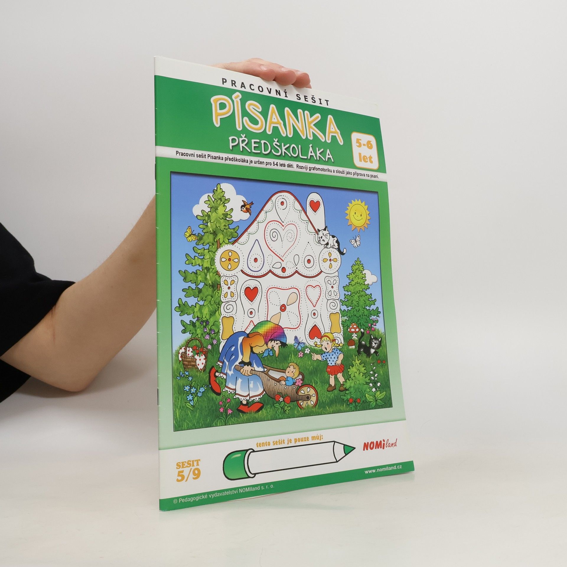 Kolektiv autorů Písanka předškoláka. Pracovní sešit 5-6 let. Sešit 5/9