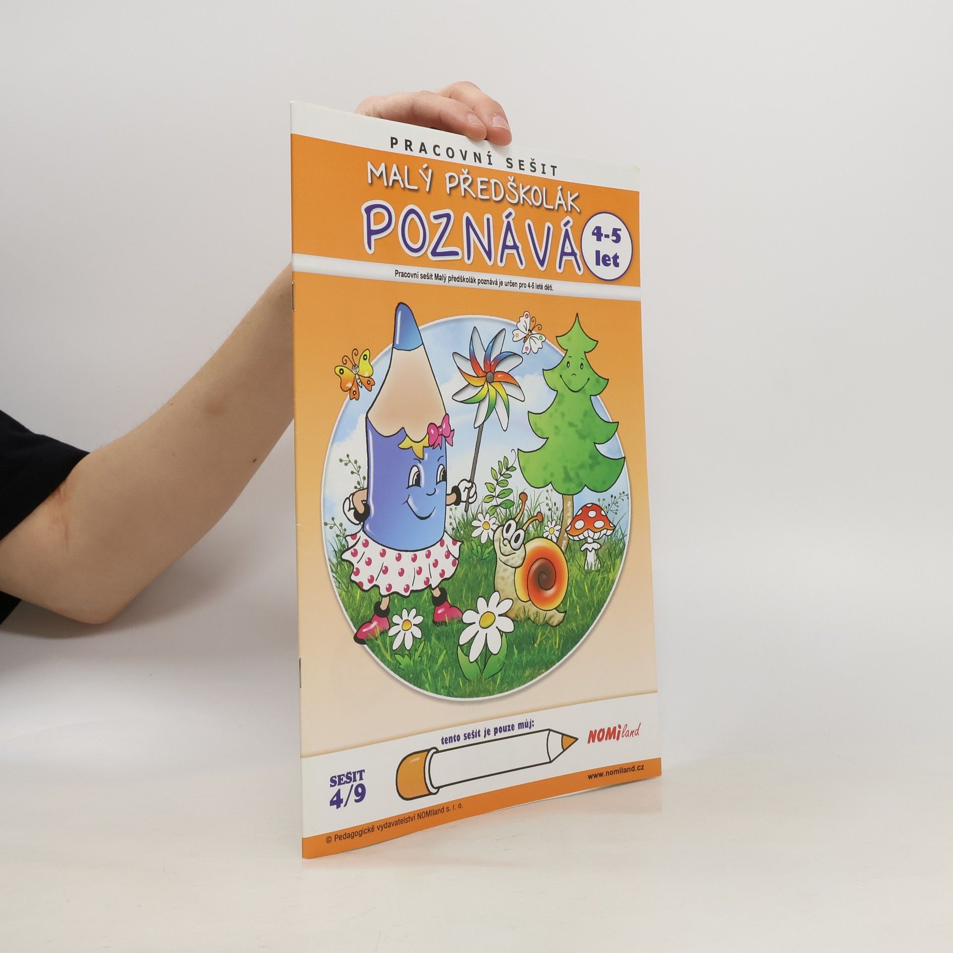 Autorenkollektiv Pracovní sešit Malý předškolák poznává, 4-5 let