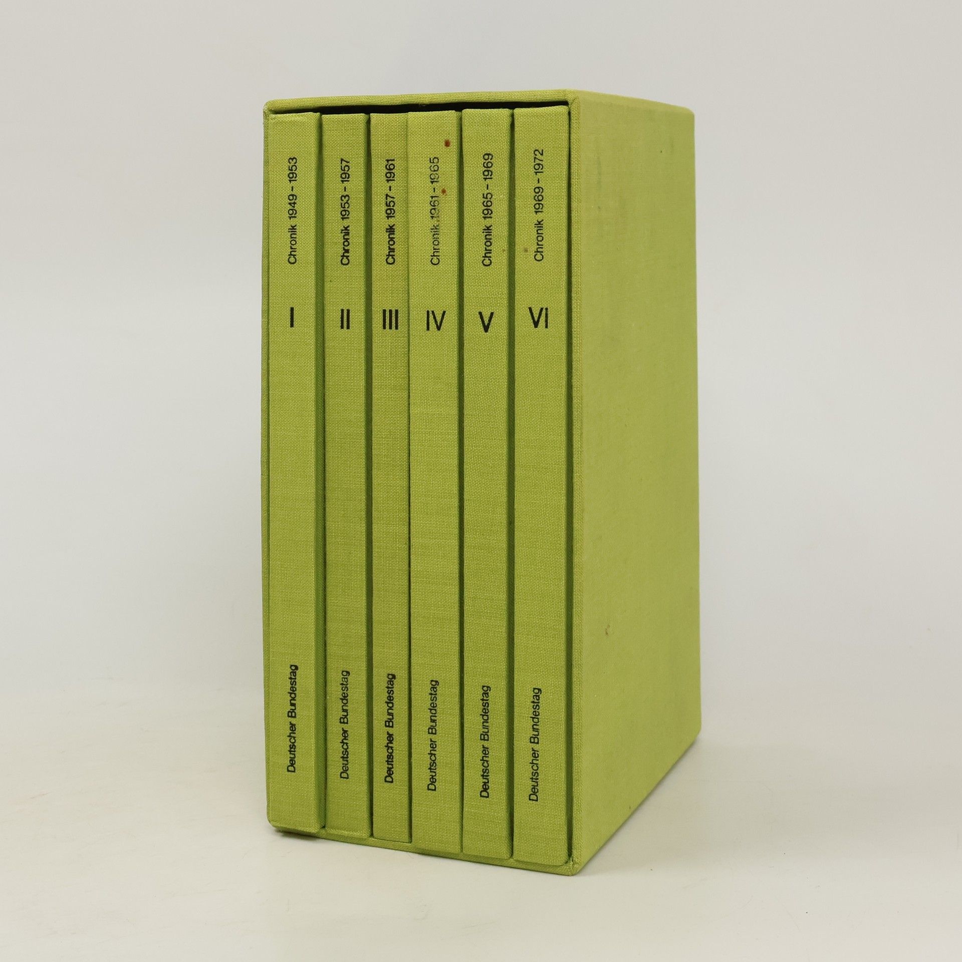 Auteurscollectief Chronik 1949 - 1972. Deutscher Bundestag I - VI.