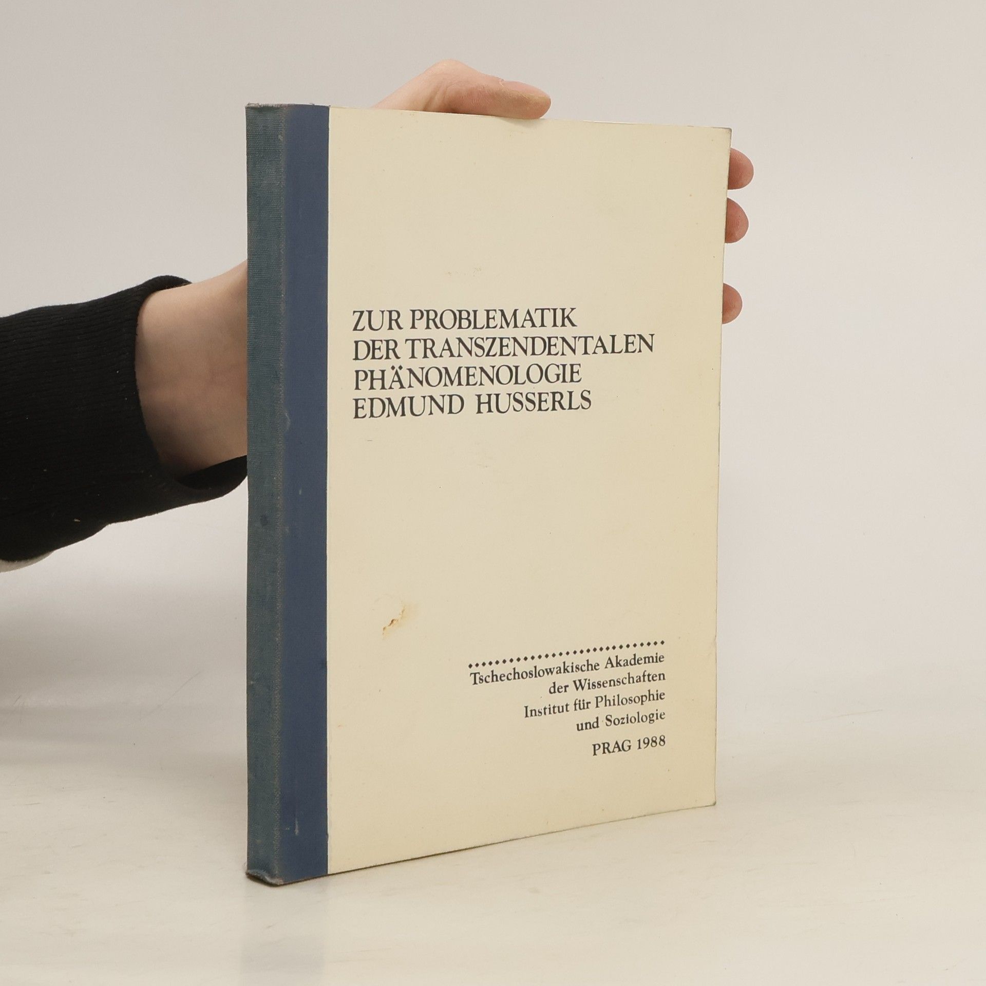 Edmund Husserls Zur Problematik der transzendentalen Phänomenologie