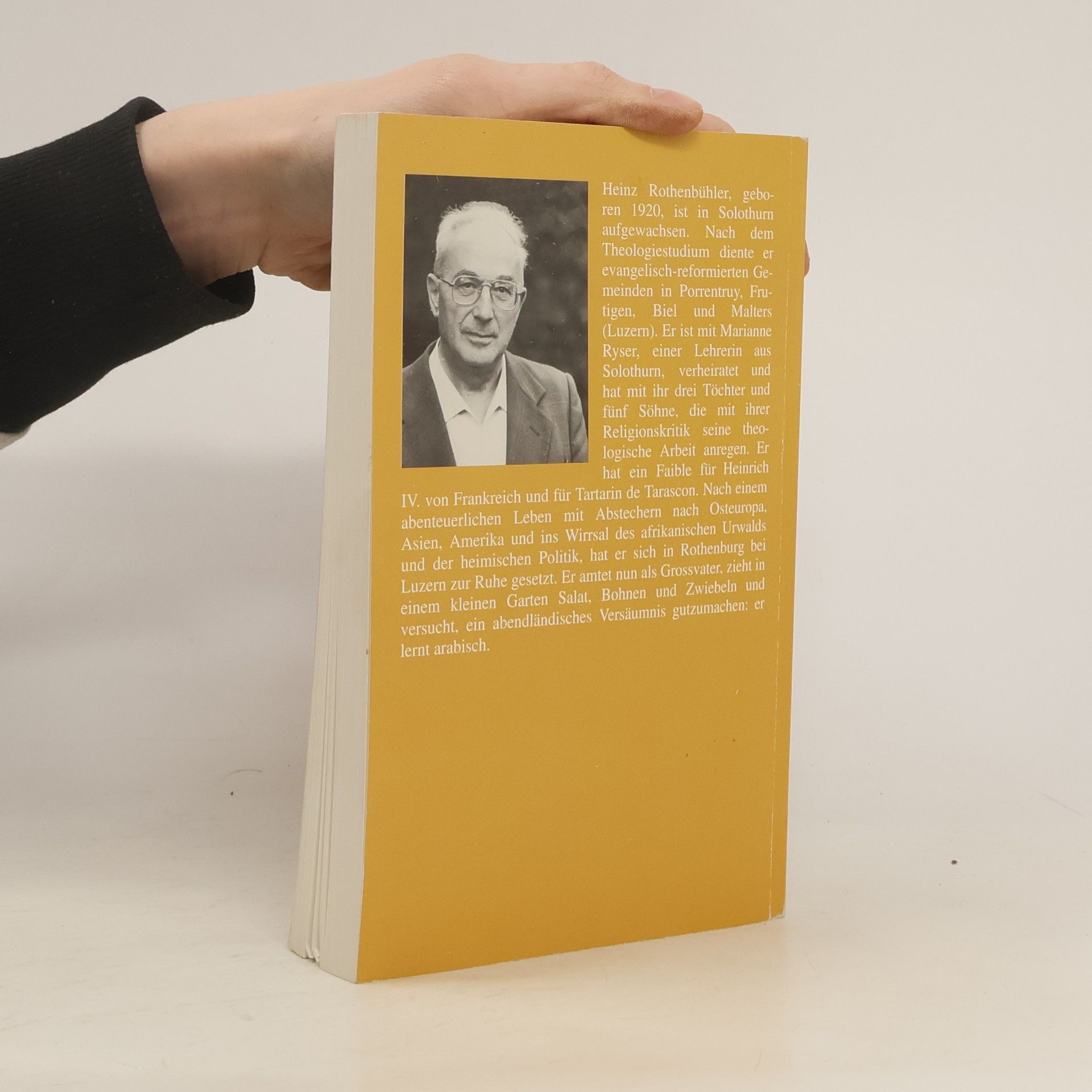 Heinz Rothenbühler Abraham Inkognito