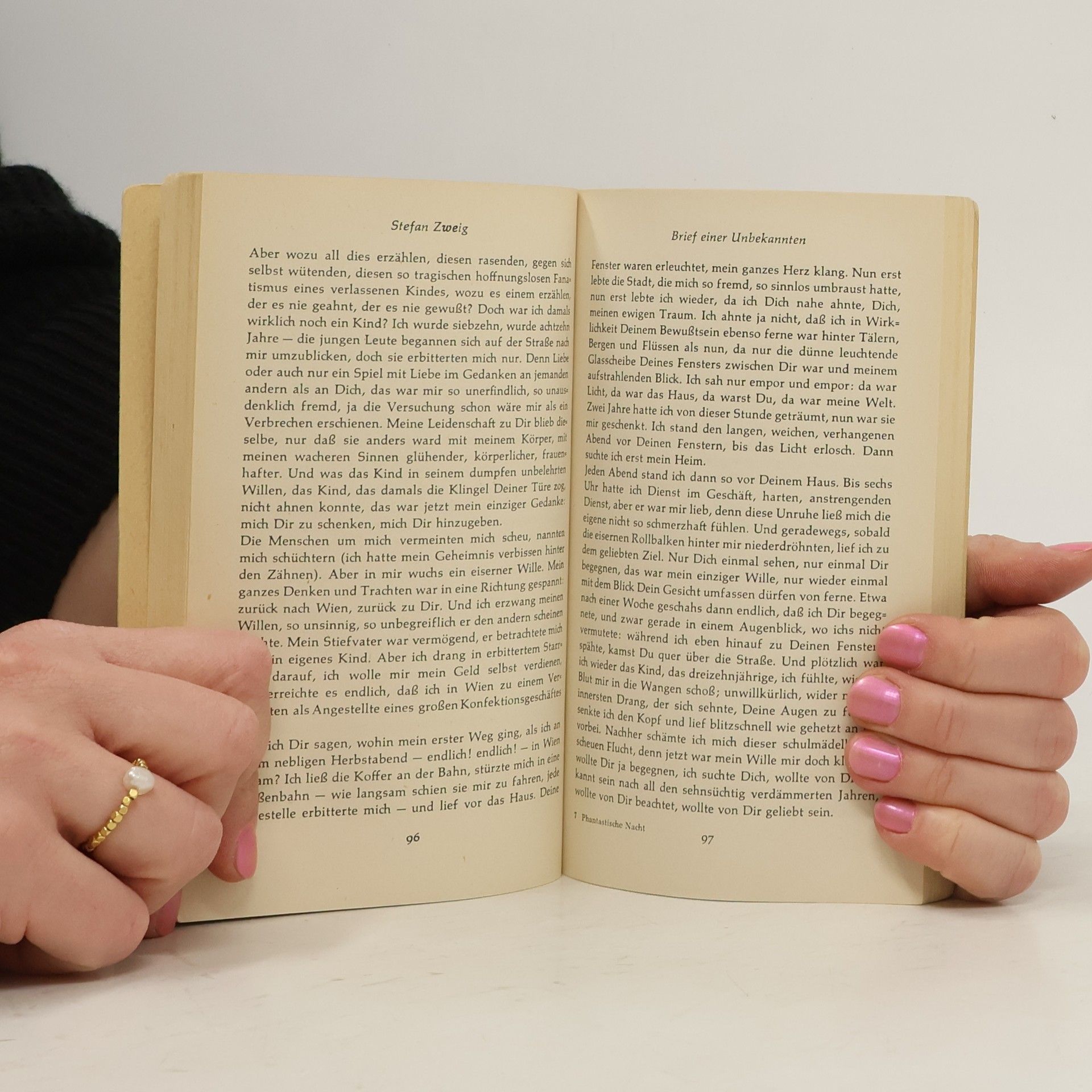 Stefan Zweig Phantastische Nacht