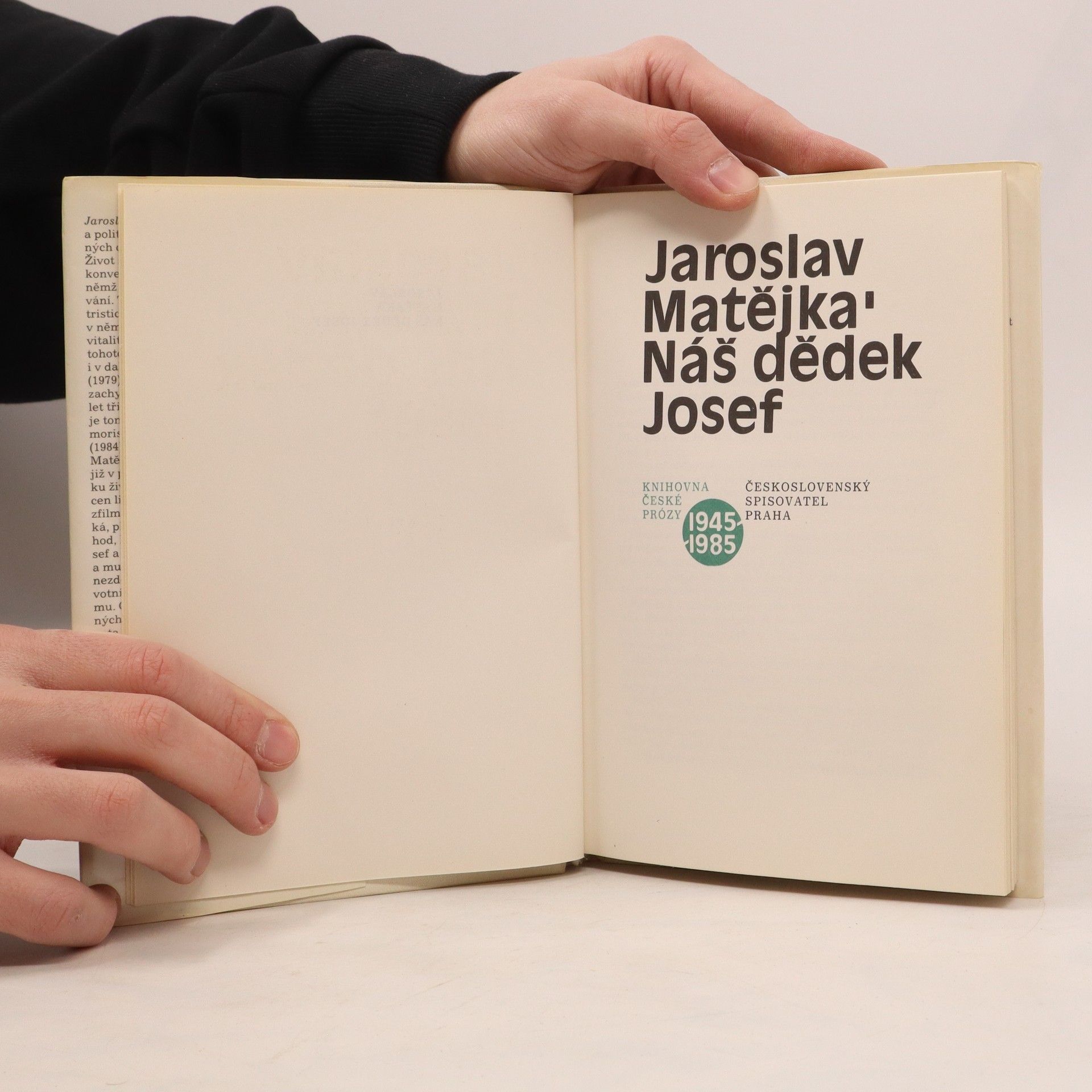Jaroslav Matějka Náš dědek Josef