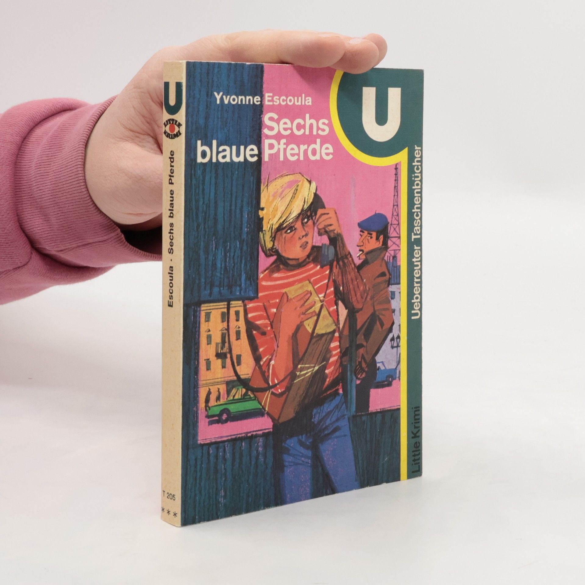 Yvonne Escoula Sechs blaue Pferde