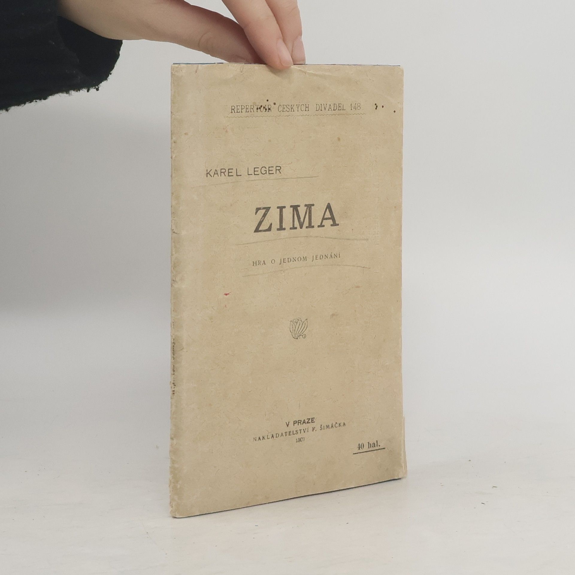 Karel Leger Zima : hra o jednom jednání