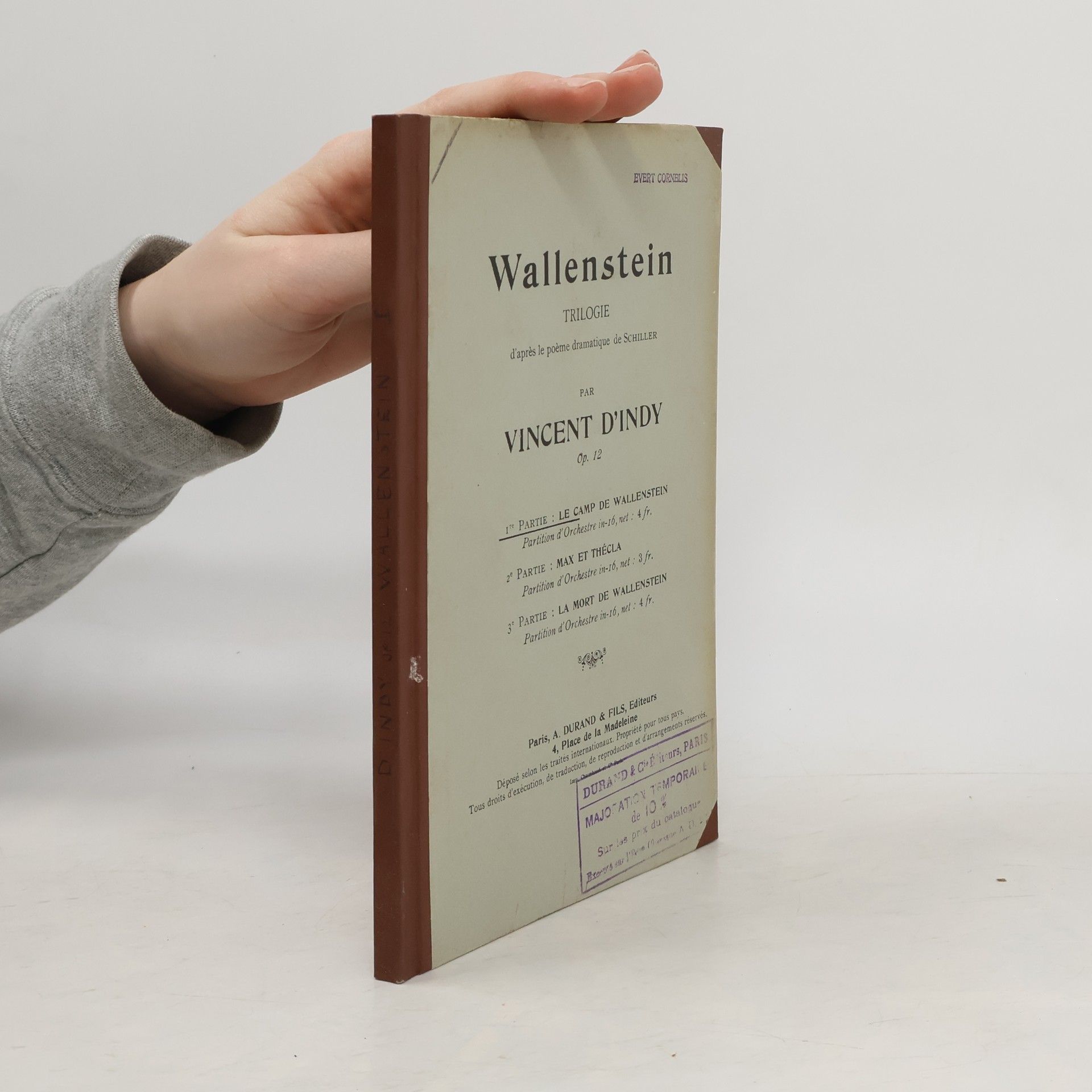 Vincent D' Indy Wallenstein Trilogie