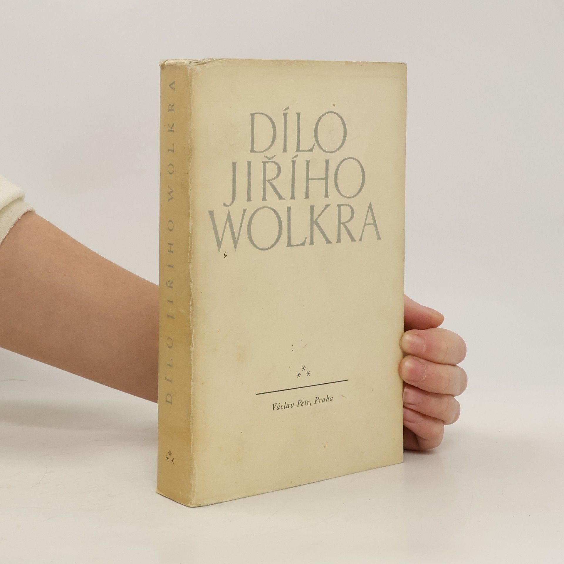 Jiří Wolker Dílo Jiřího Wolkra III.