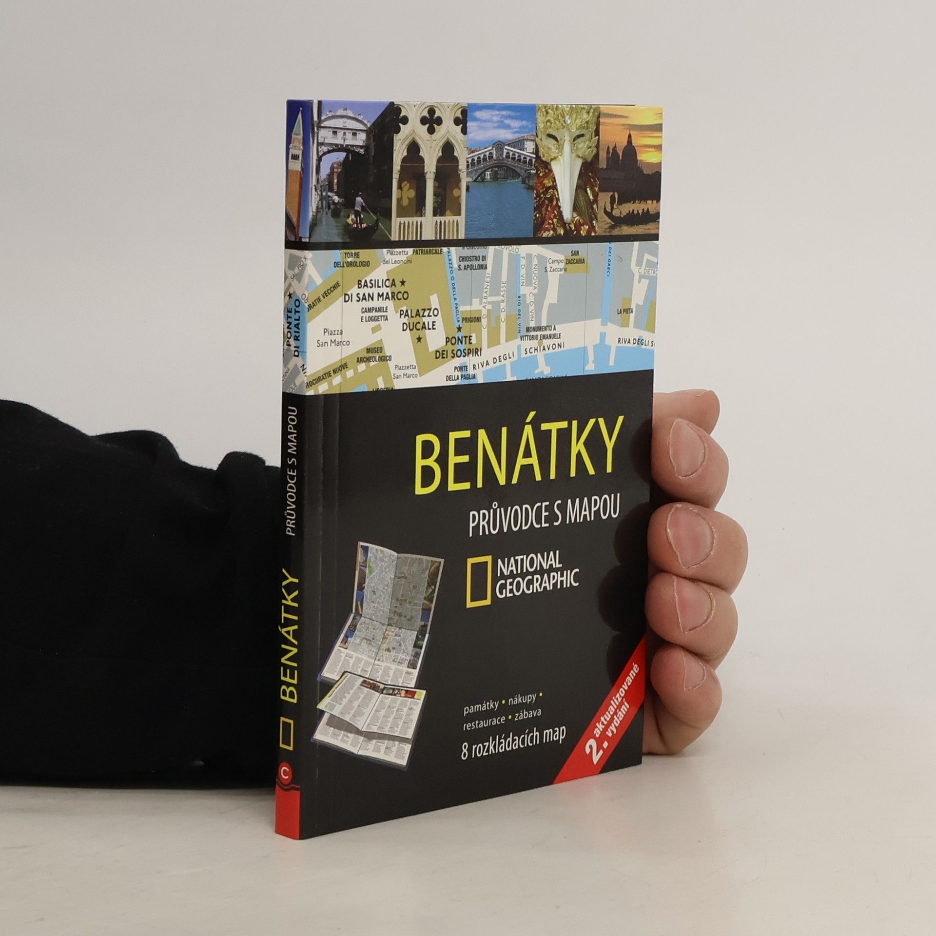Raphaëlle Vinon Benátky - průvodce s mapou