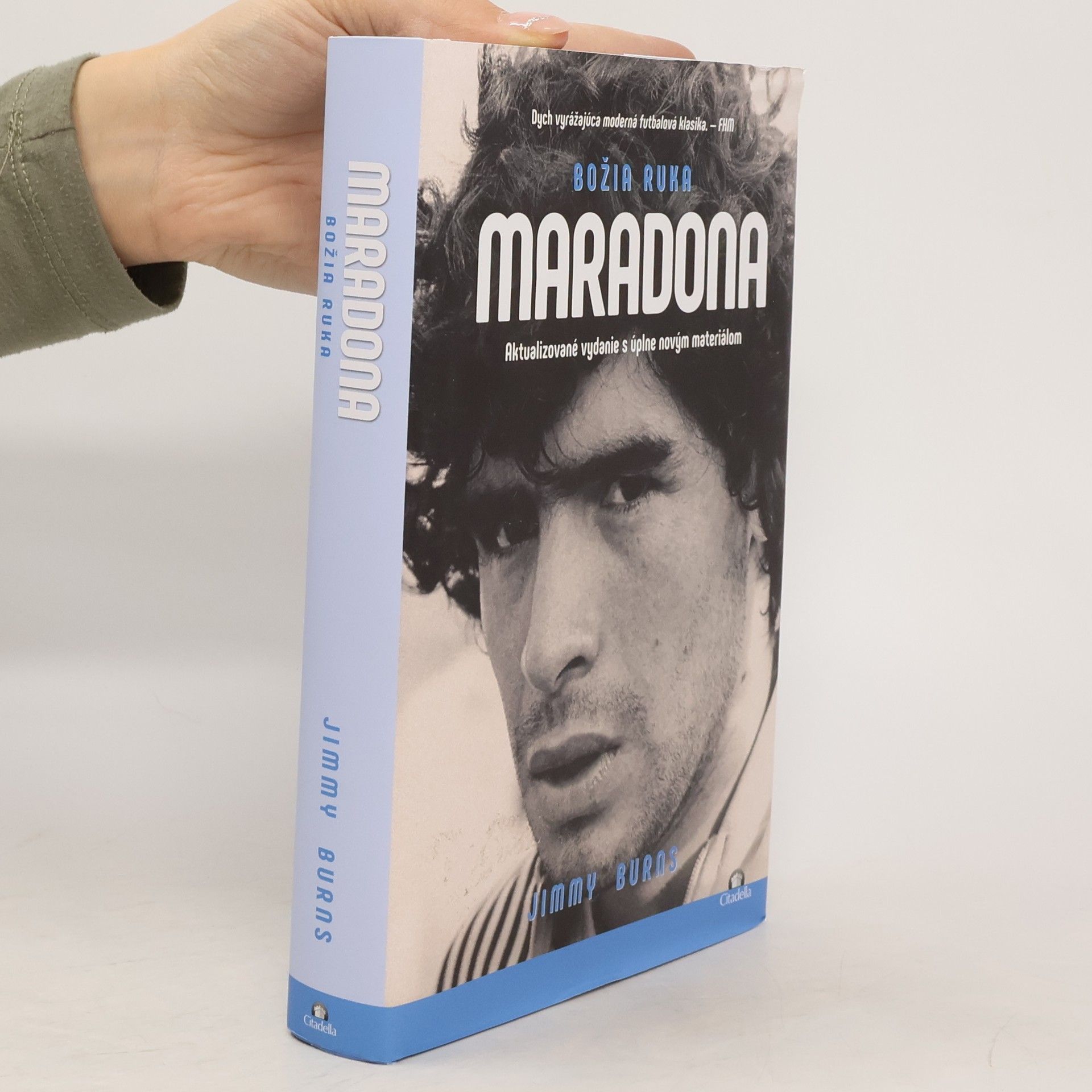 Jimmy Burns Maradona. Božia ruka