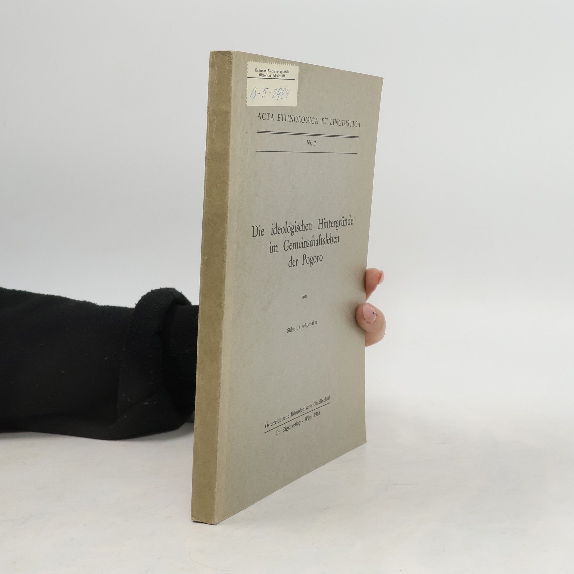 Die ideologischen Hintergrunde im Gemeinschaftsleben der Pogoro
