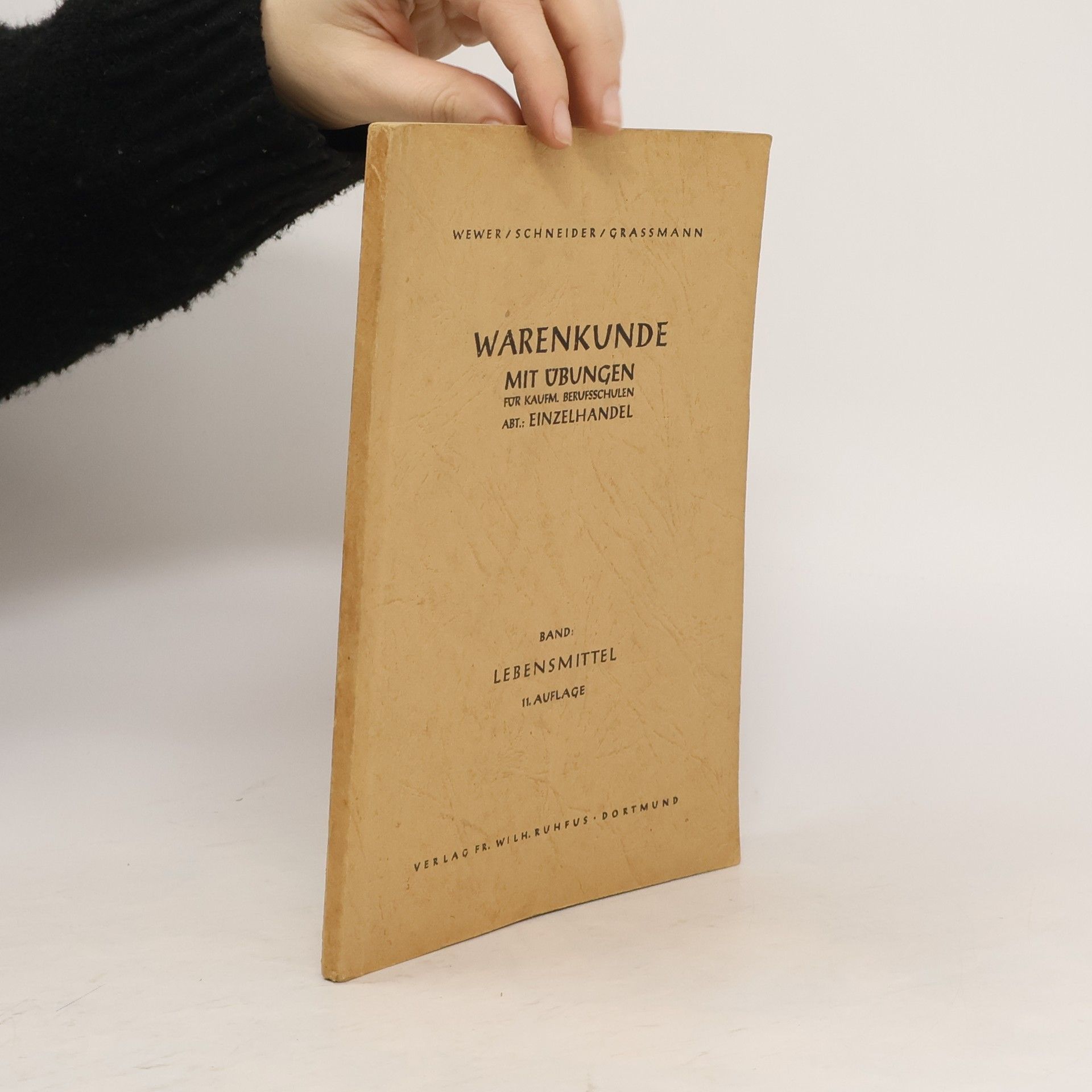 Autores varios Warenkunde mit Übungen für kaufm. Berufsschulen abt.: Einzelhandel. Lebensmittel