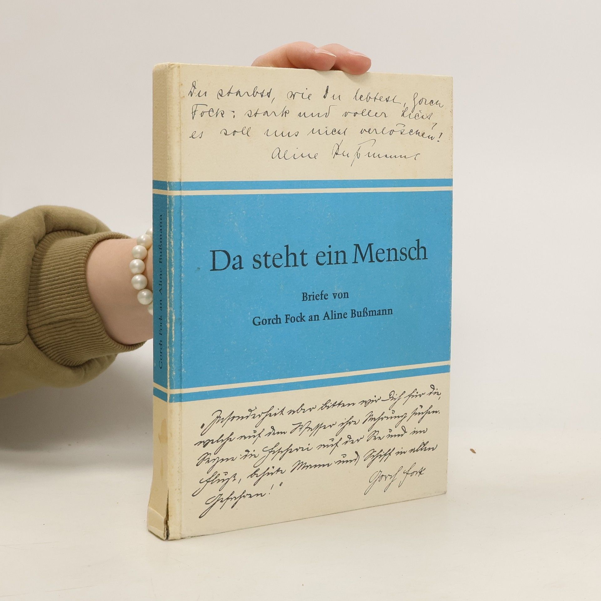 Aline Bussmann Da steht ein Mensch