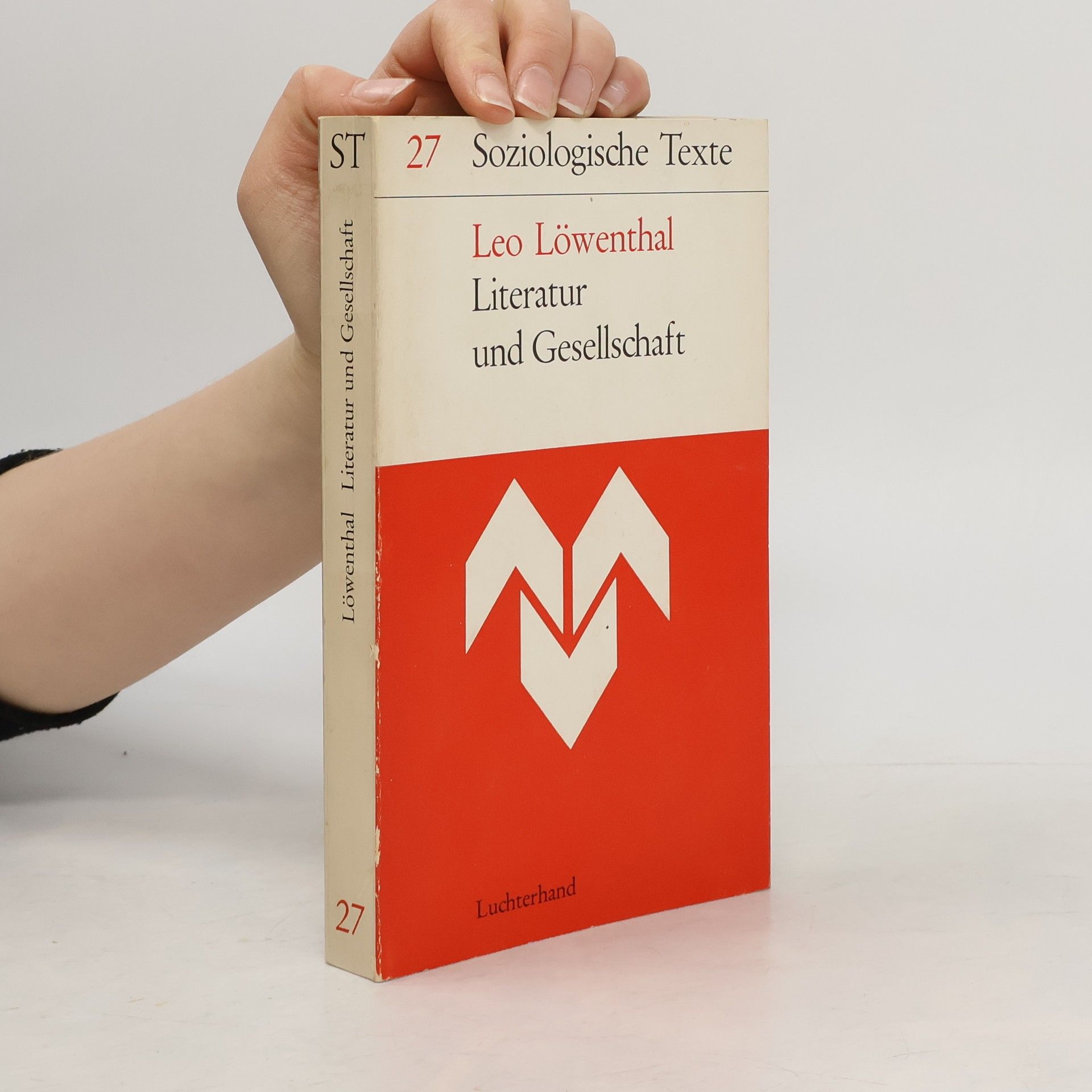 Leo Löwenthal Literatur und Gesellschaft