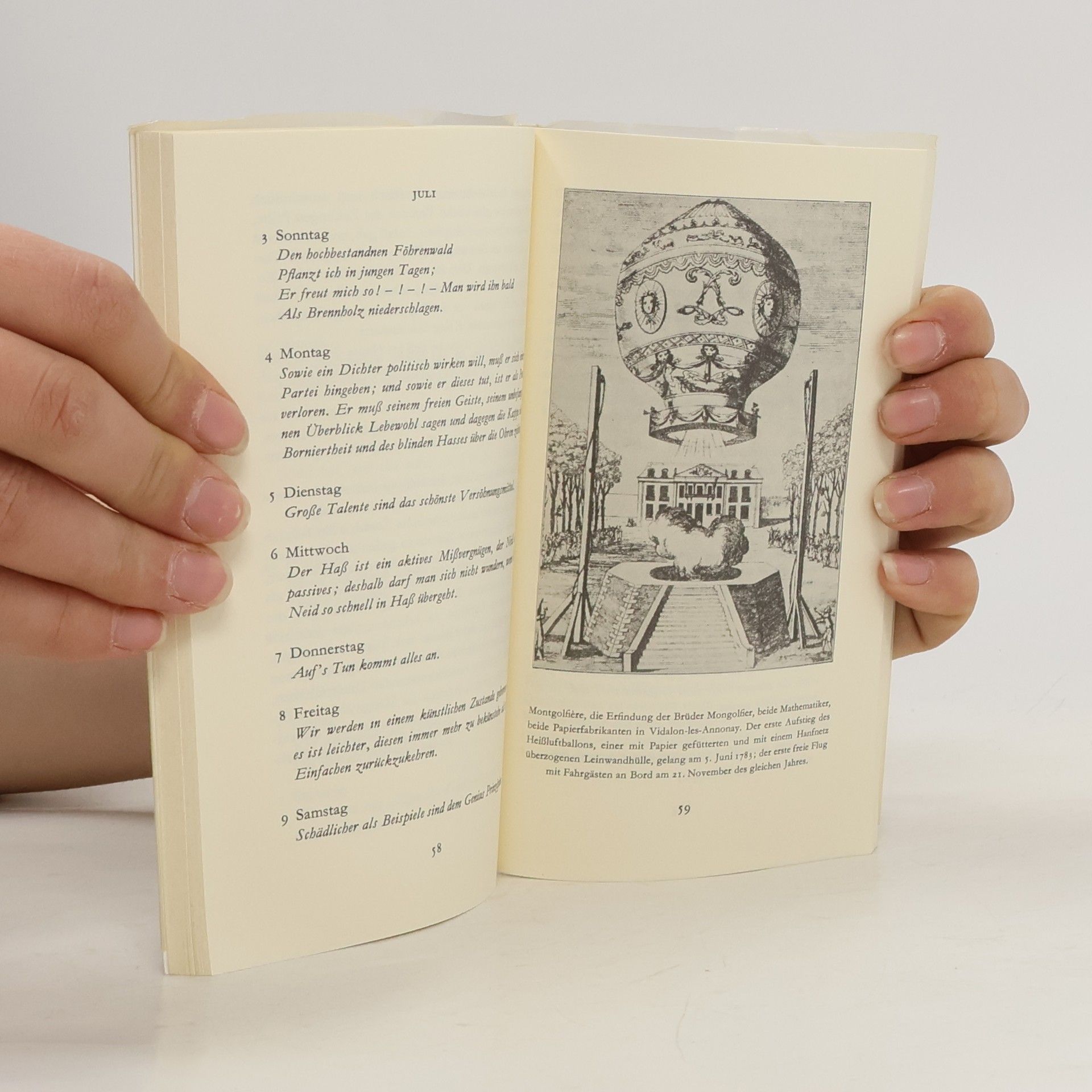 kolektiv Mit Goethe durch das Jahr
