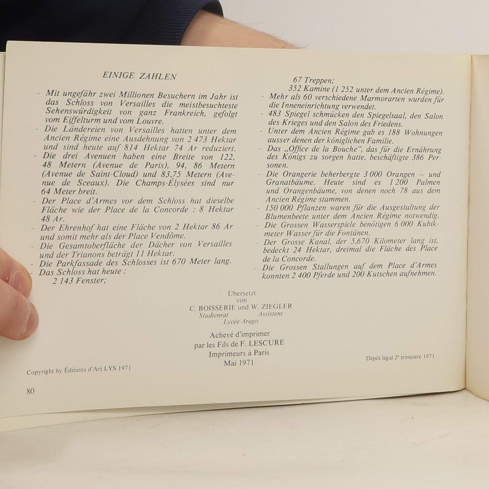 Autorenkollektiv Versailles. Eine führung durch das Schloss