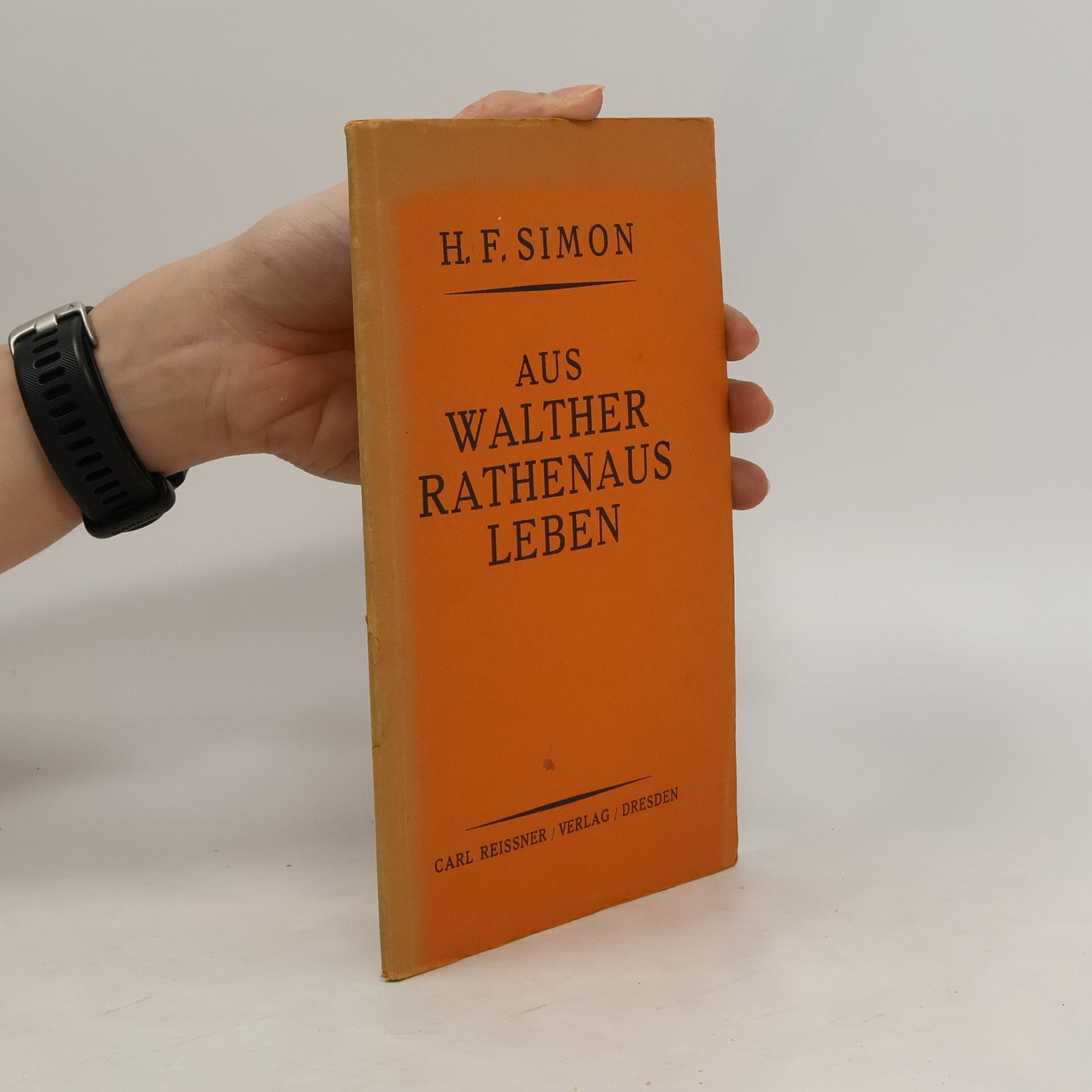 Hugo Ferdinand Simon Aus Walther Rathenaus Leben