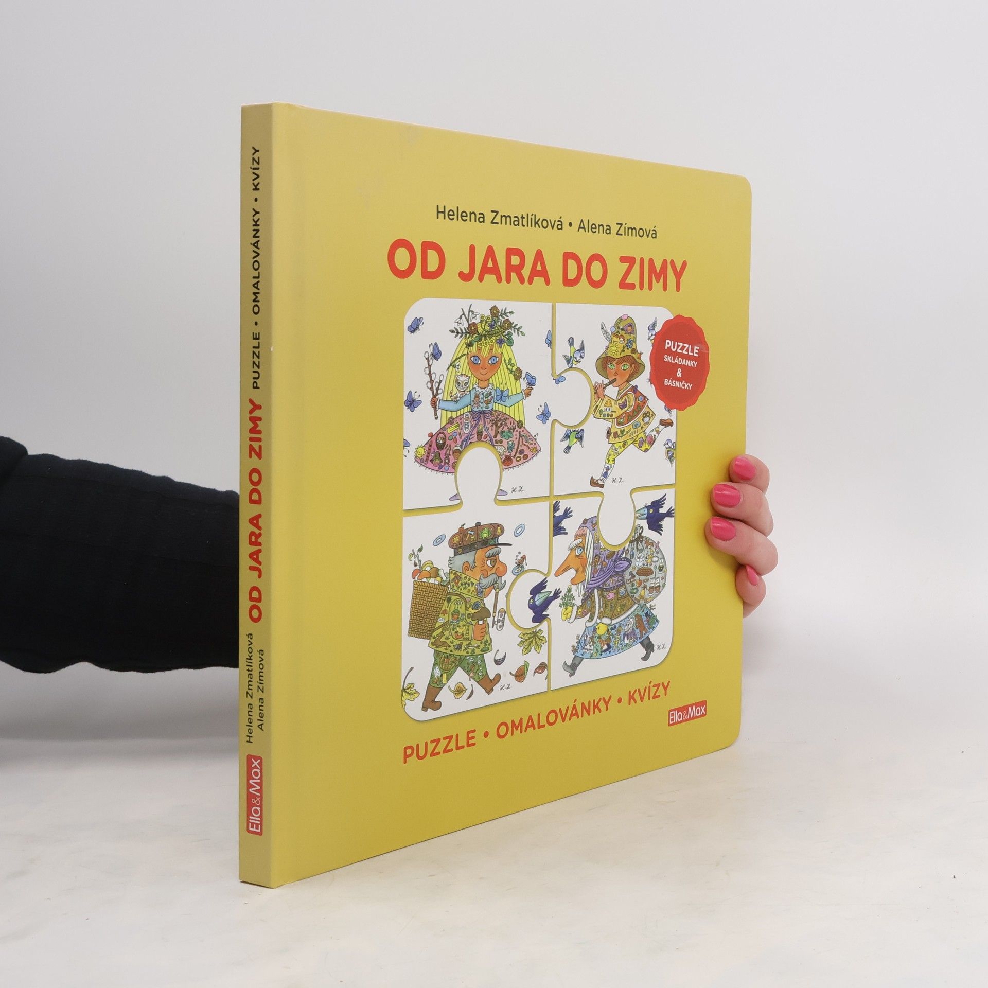 Helena Zmatlíková Od jara do zimy: puzzle, omalovánky, kvízy