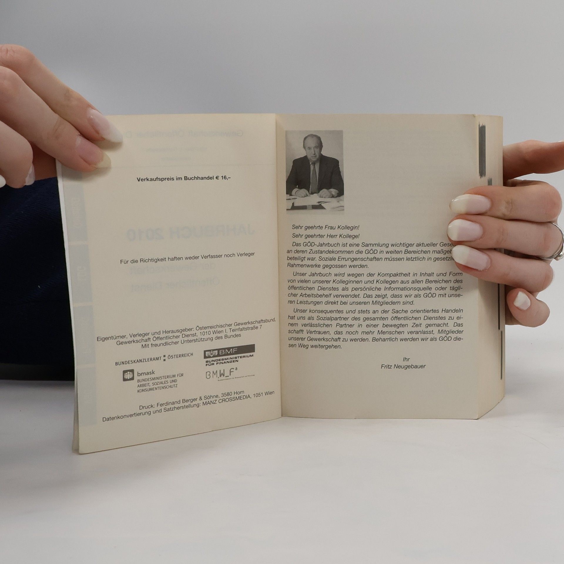 kolektiv Gewerkschaft Öffentlicher Dienst. Jahrbuch 2010